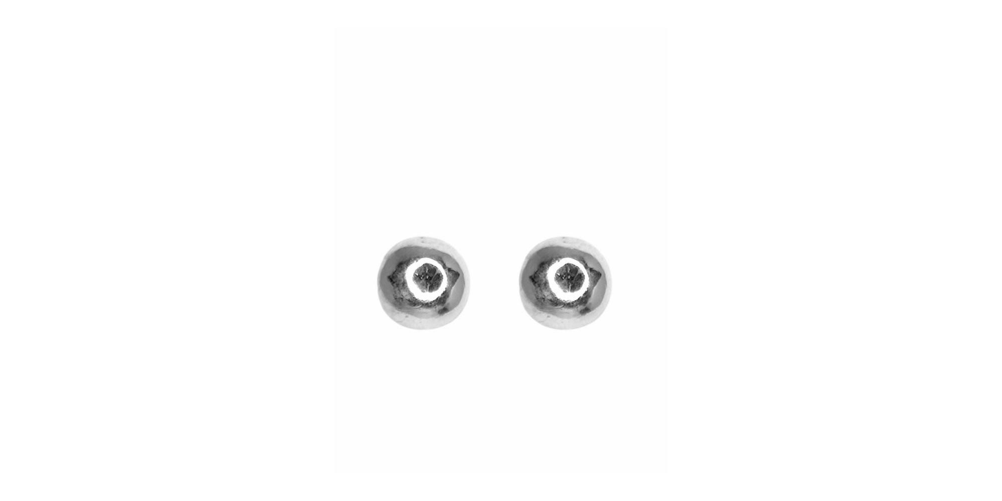 Brinco Bolinha Banhado A Prata 925 - 0000000114073 - RC JOIAS BY RUDI