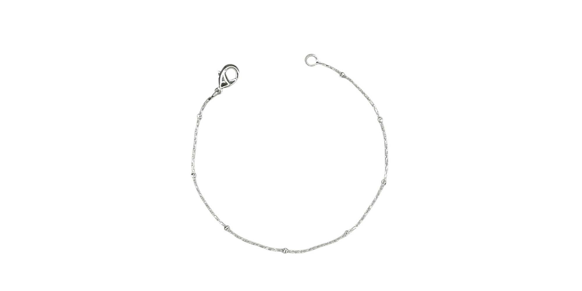 Pulseira Bolinha Delicada Banhado A Prata 925 - 00... - RC JOIAS BY RUDI