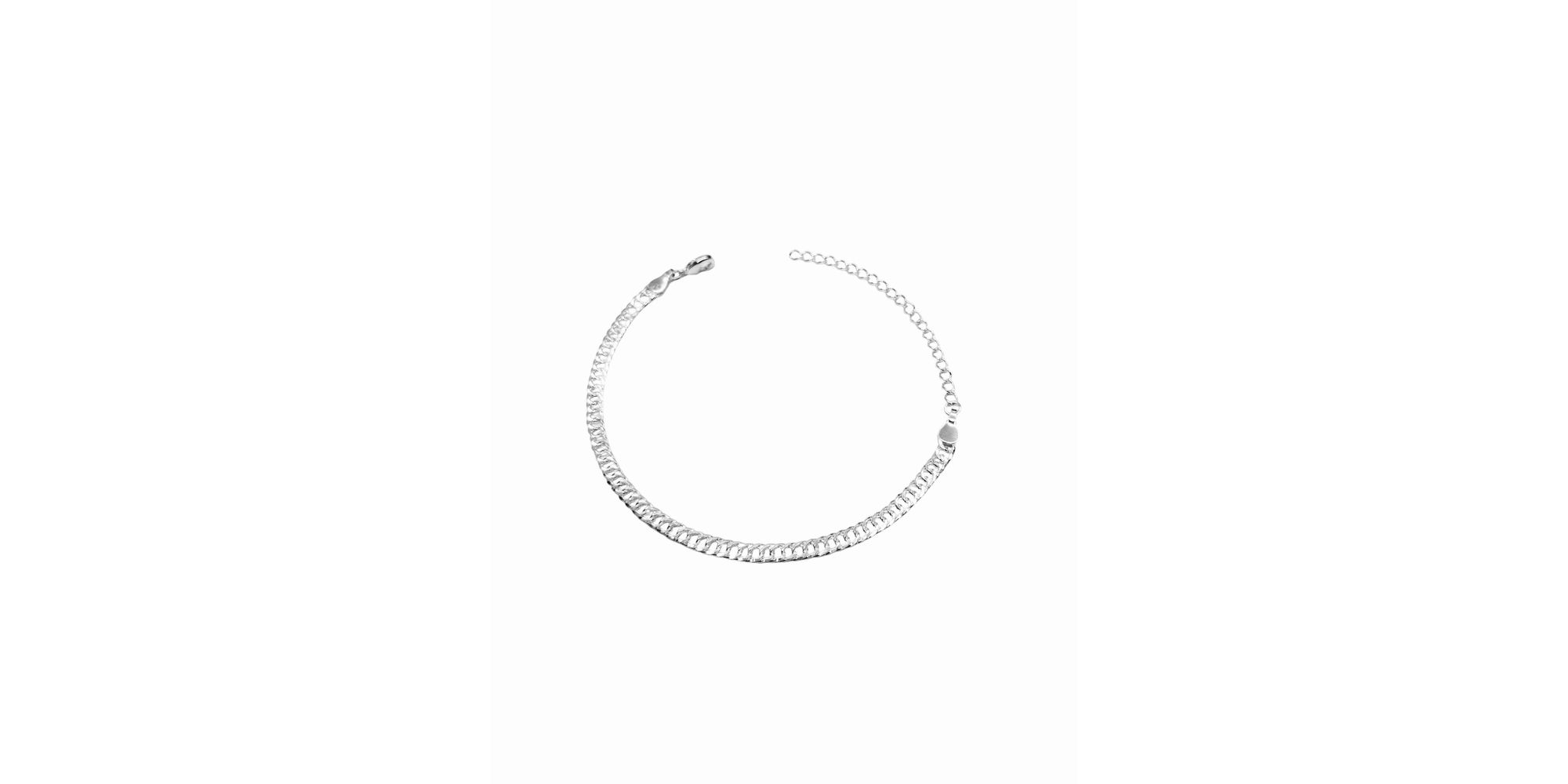 Pulseira Grumet Dupla Banhado A Prata 925 - 000000... - RC JOIAS BY RUDI