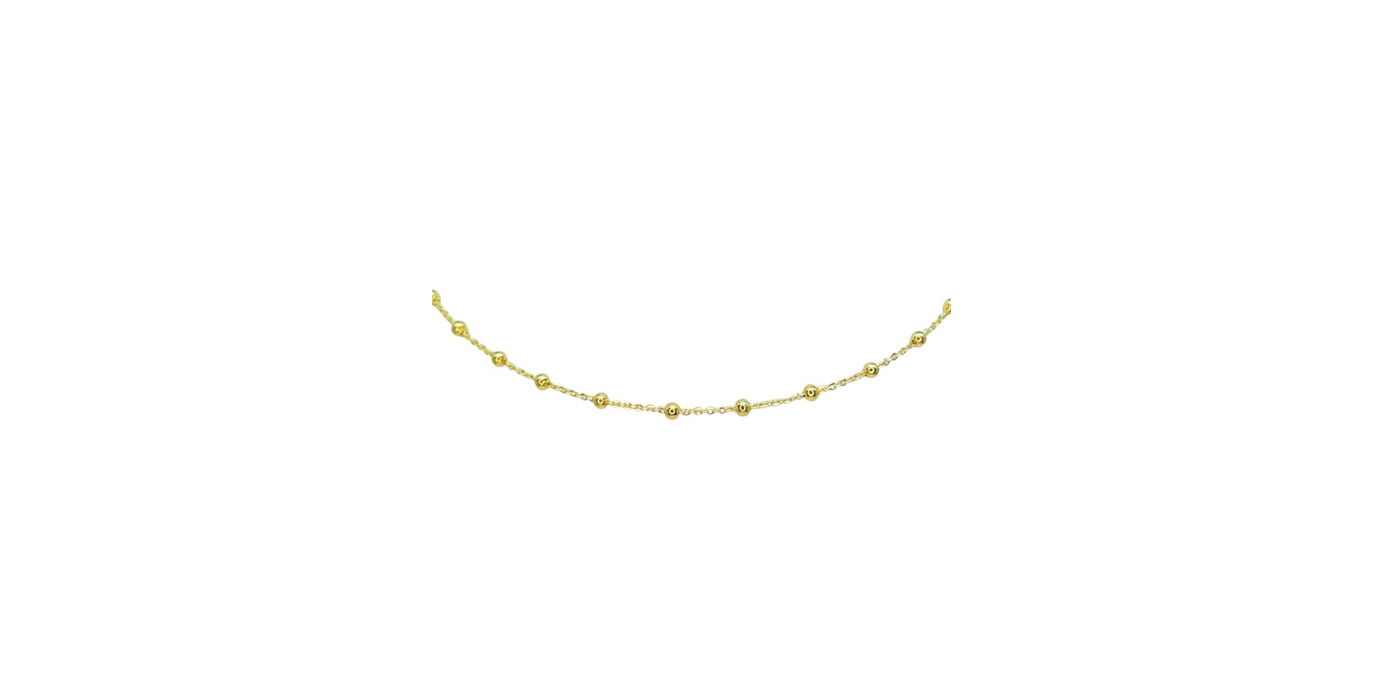 Colar Bolinha Banhado A Ouro 18K