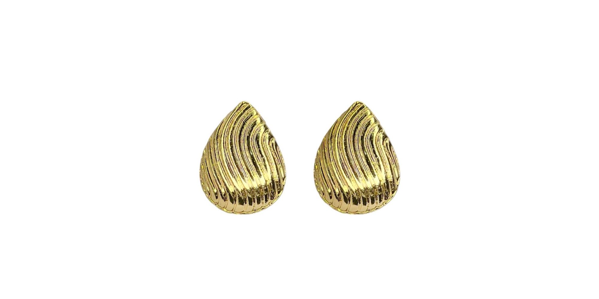 Brinco Gota Vintage Banhado a Ouro 181K 