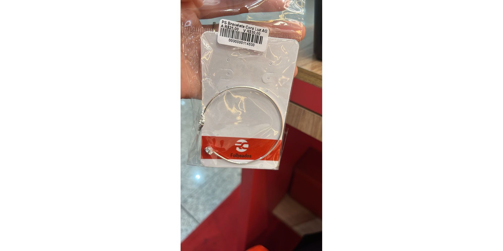 Pulseira Bracelete Coração Luz Banhado A Prata 925... - RC JOIAS BY RUDI