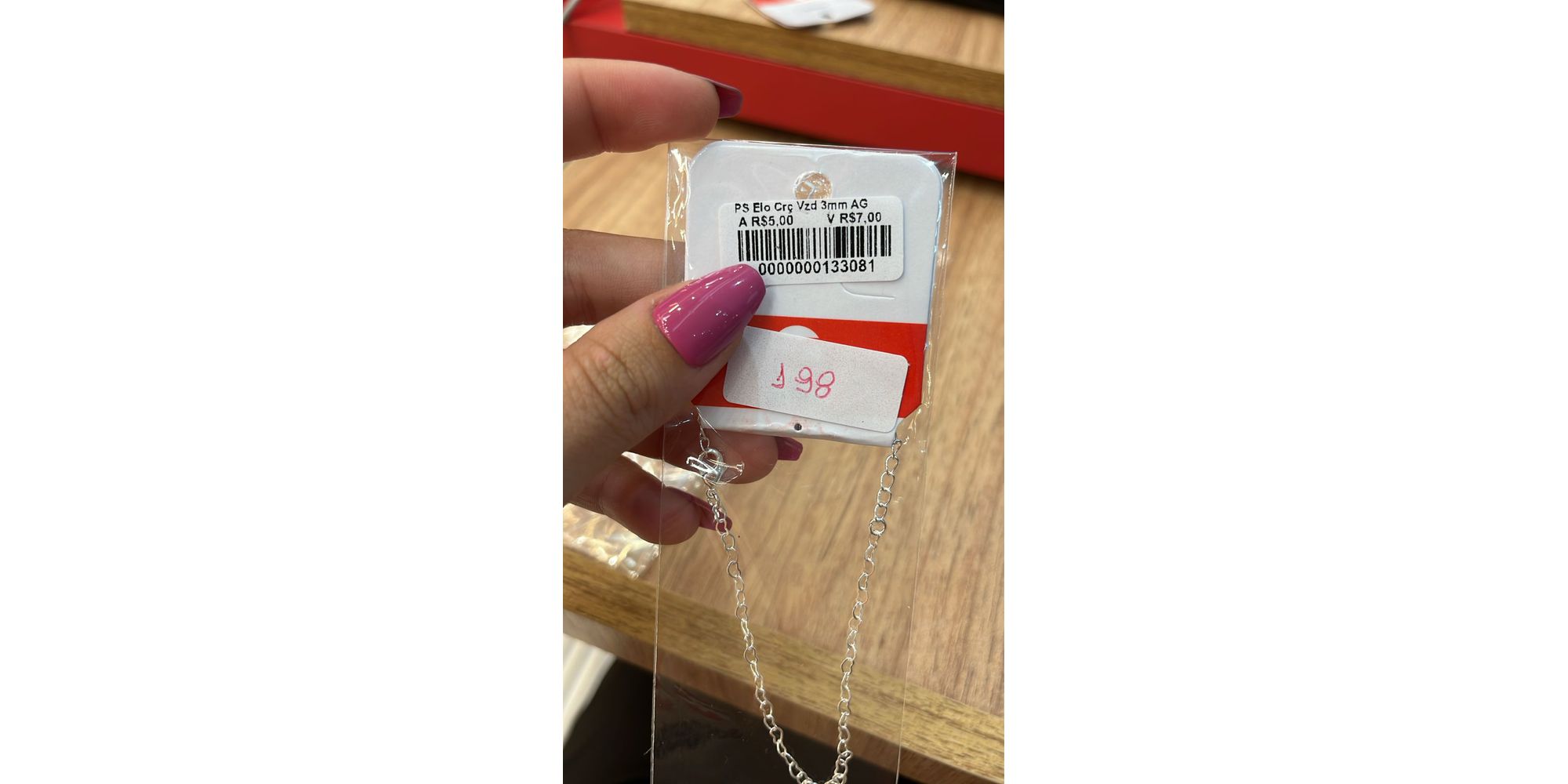 Pulseira Elo Coração Vazado 3mm Banhado A Prata 92... - RC JOIAS BY RUDI