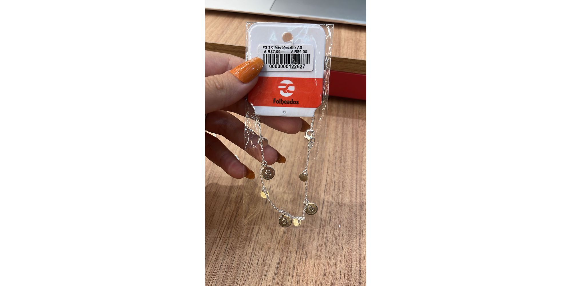 Pulseira Três Cifrão Medalha Banhado A Prata 925 -... - RC JOIAS BY RUDI
