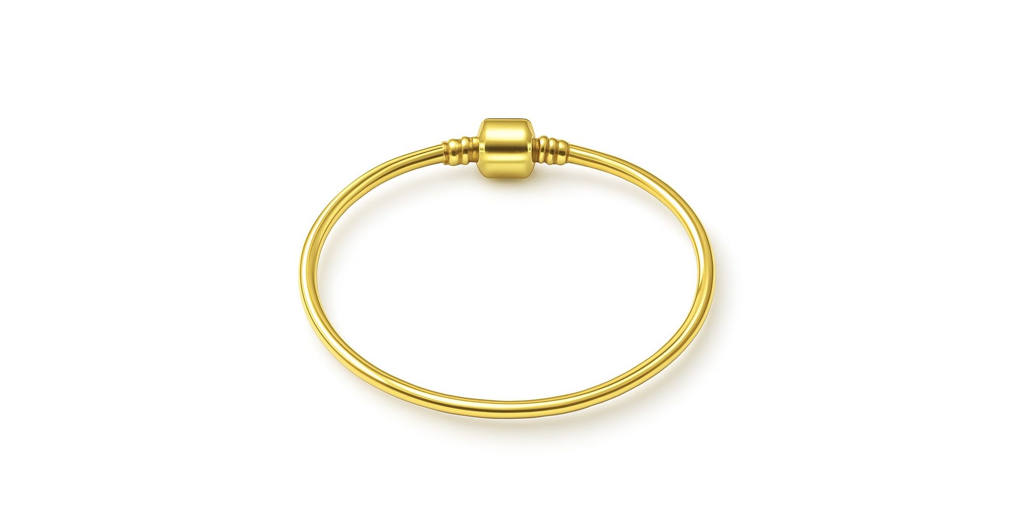 Pulseira Bracelete Pandora Banhado a Ouro 18k.