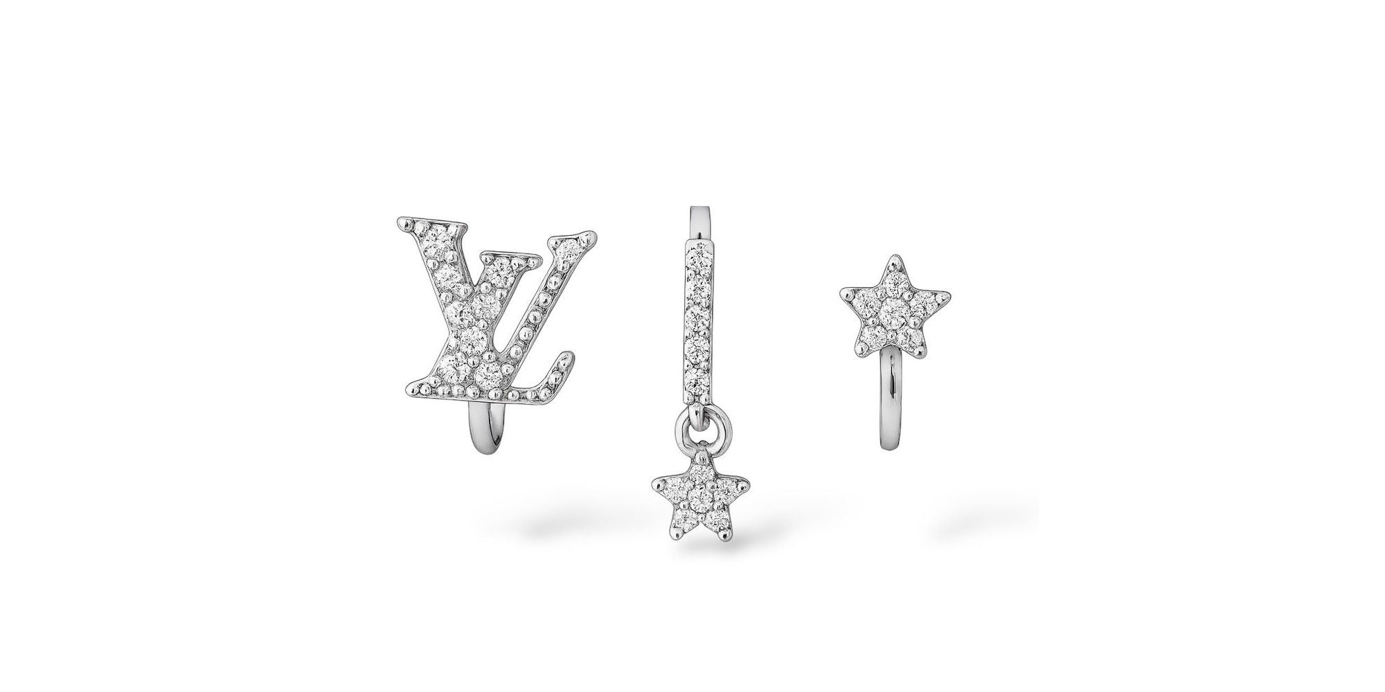 Piercing Kit Triplo Chanel Aço Inoxidável