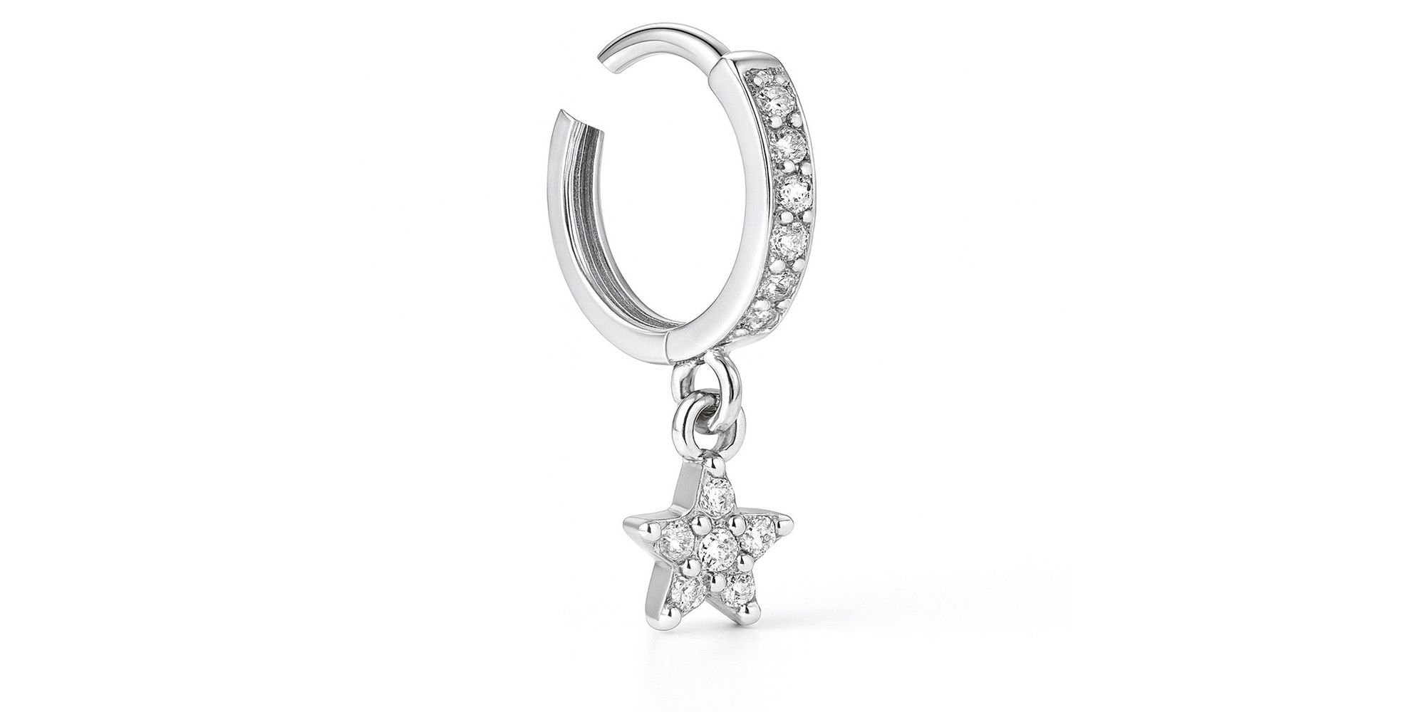 Piercing Kit Triplo Chanel Aço Inoxidável