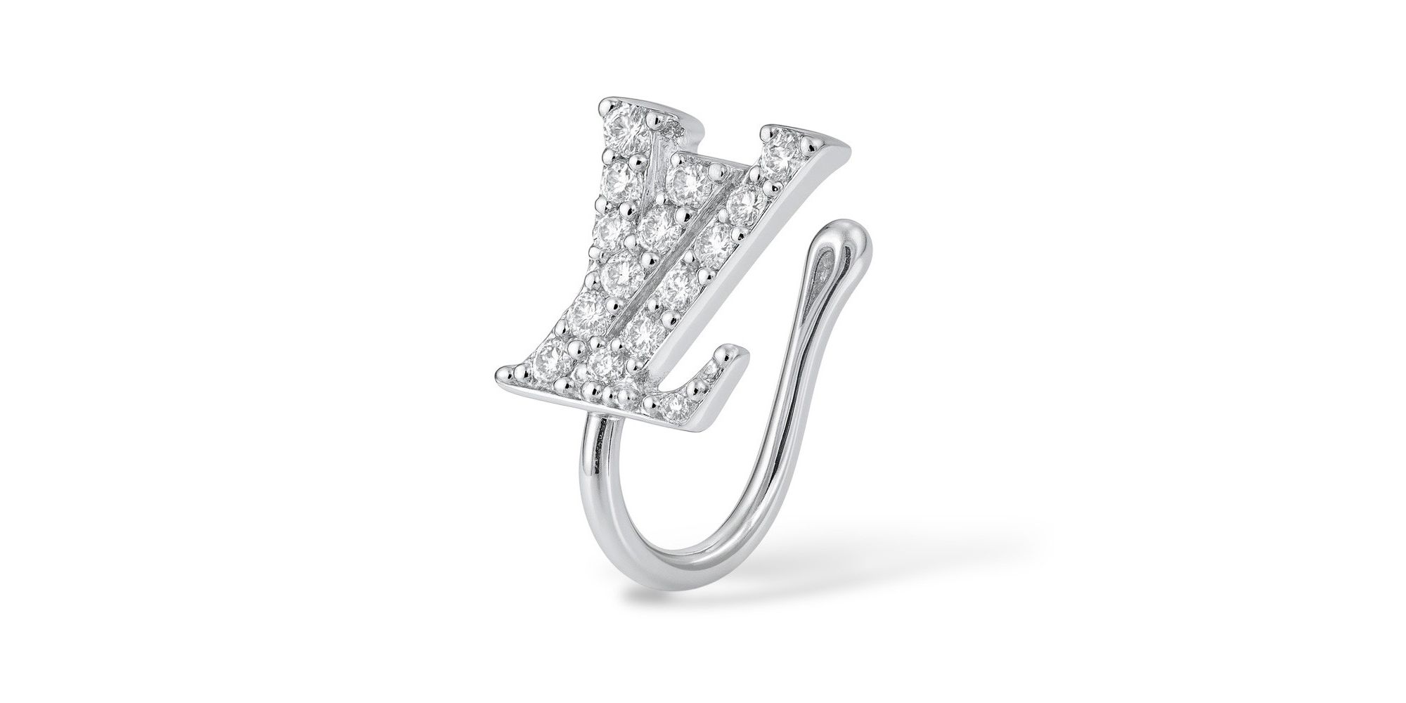 Piercing Kit Triplo Chanel Aço Inoxidável