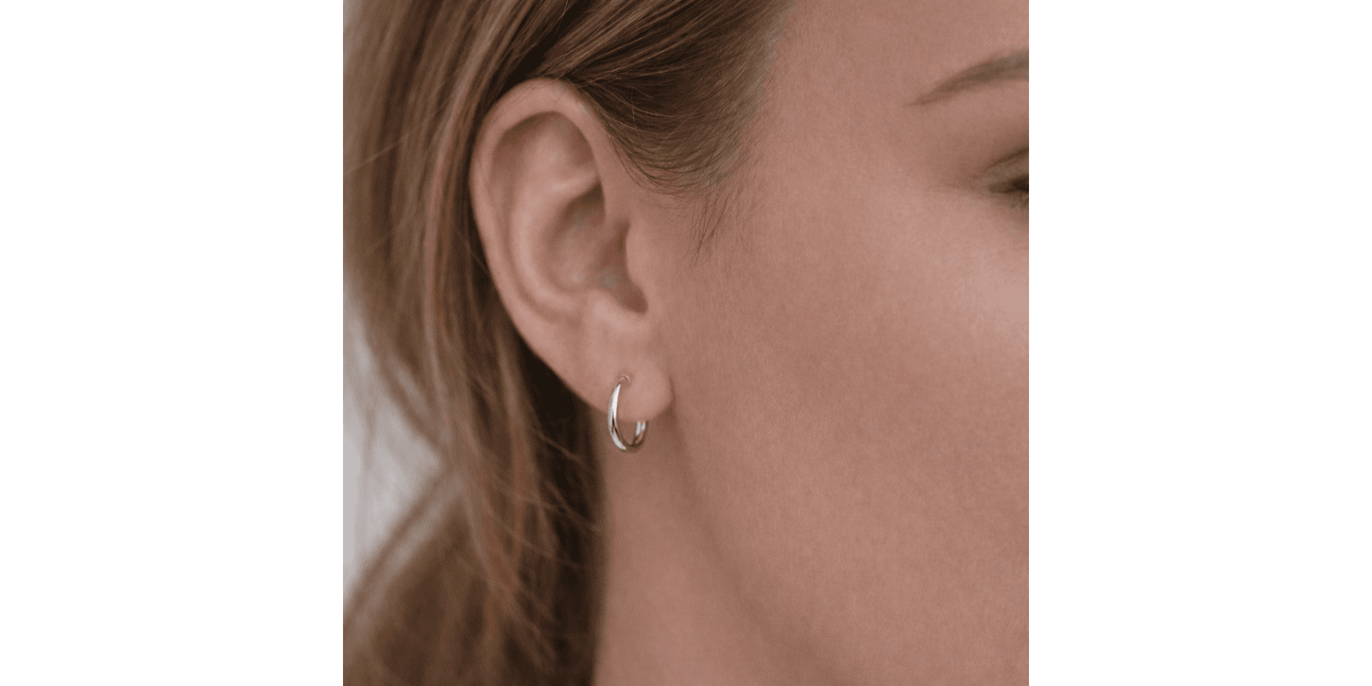 Brinco Argola Lisa 14mm Aço Inoxidável