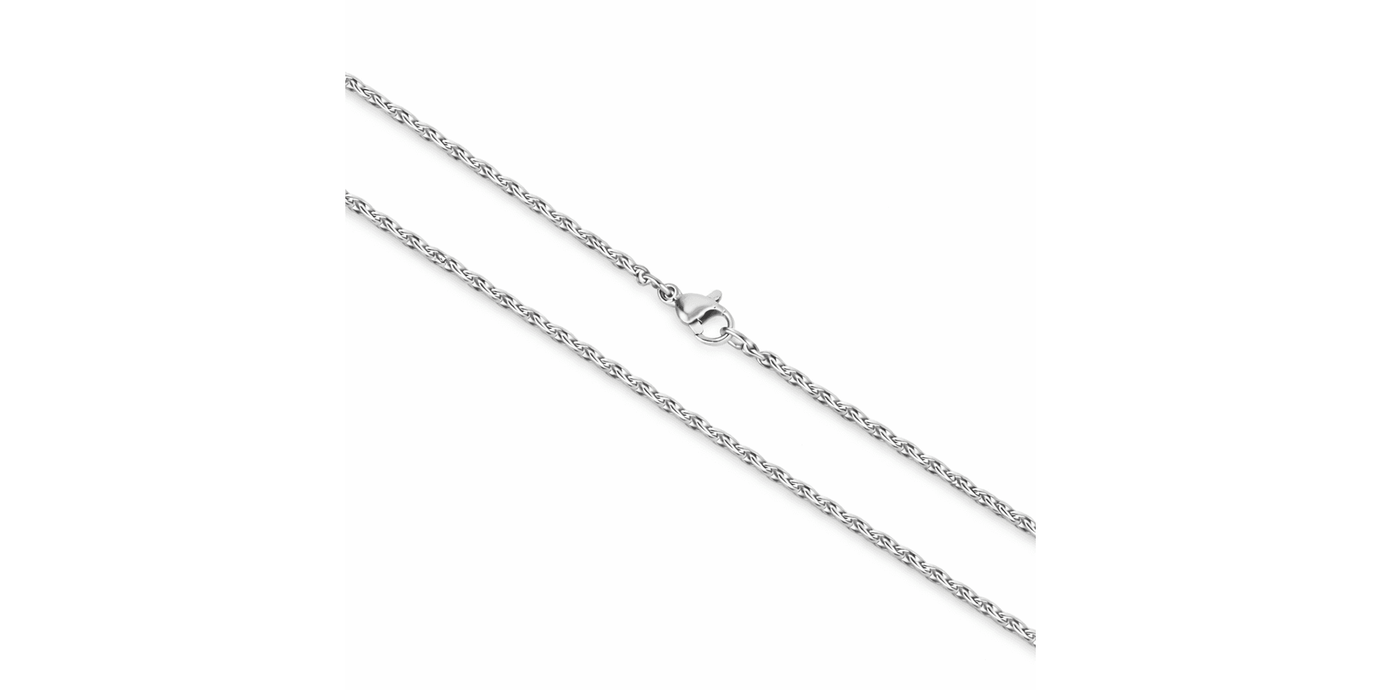 Corrente Palmeira Fecho Lagosta Aço Inoxidável