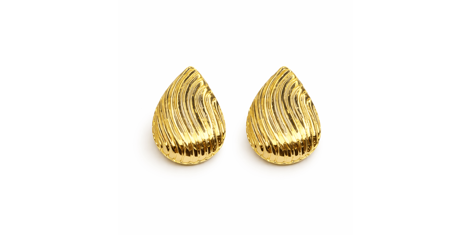 Brinco Gota Vintage Banhado a Ouro 181K 