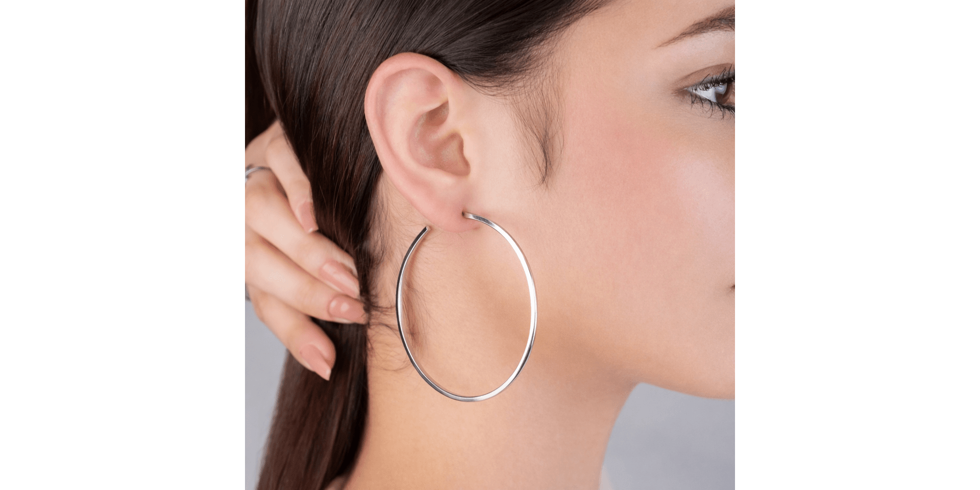 Brinco Argola Click N 5 Aço Inoxidável