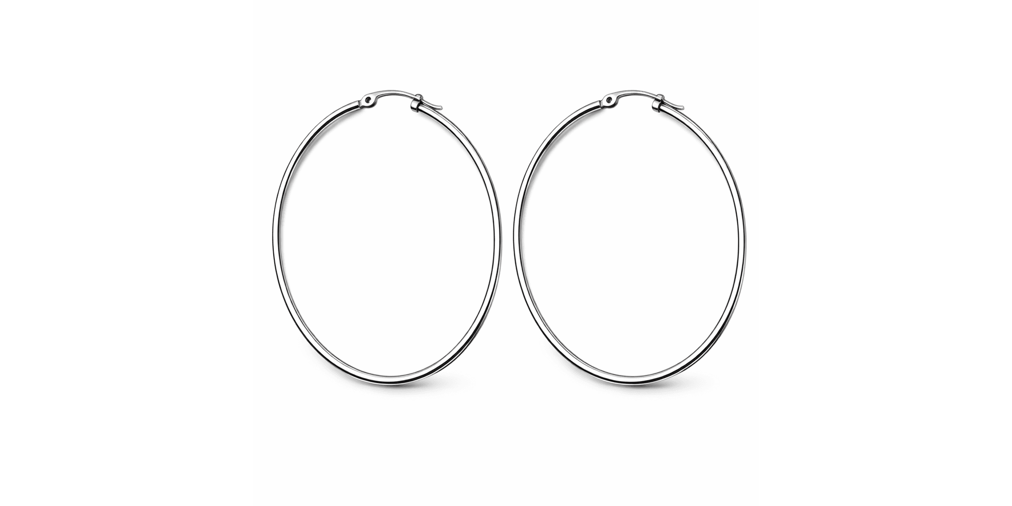 Brinco Argola Click N°7 Aço Inoxidável