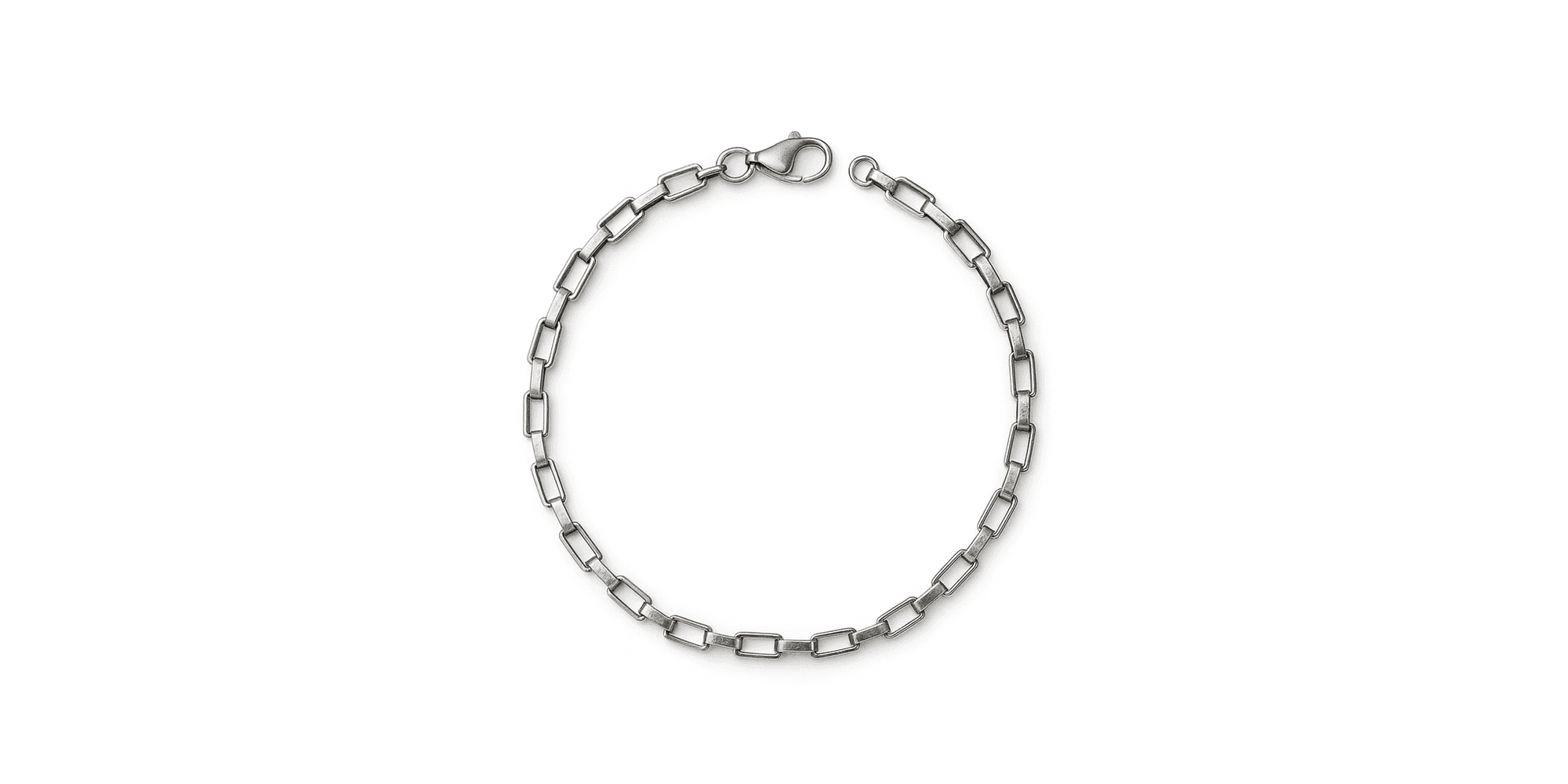 Pulseira Tijolinho Fecho Lagosta Aço Inoxidável