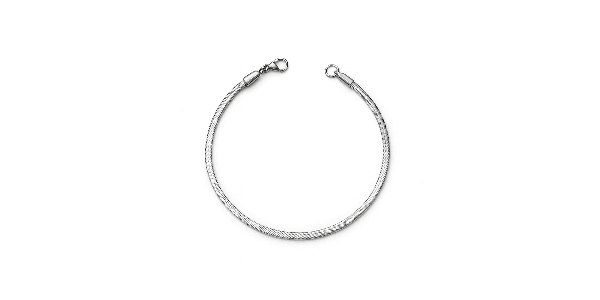 Pulseira Laminada 3 Milímetros Aço Inoxidável 