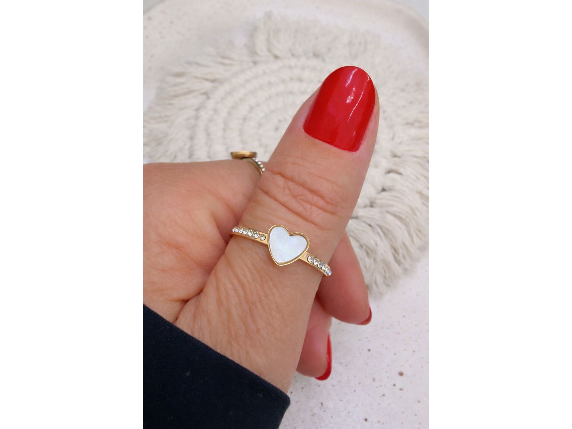 Anel Coração Aço - Vértice Acessórios