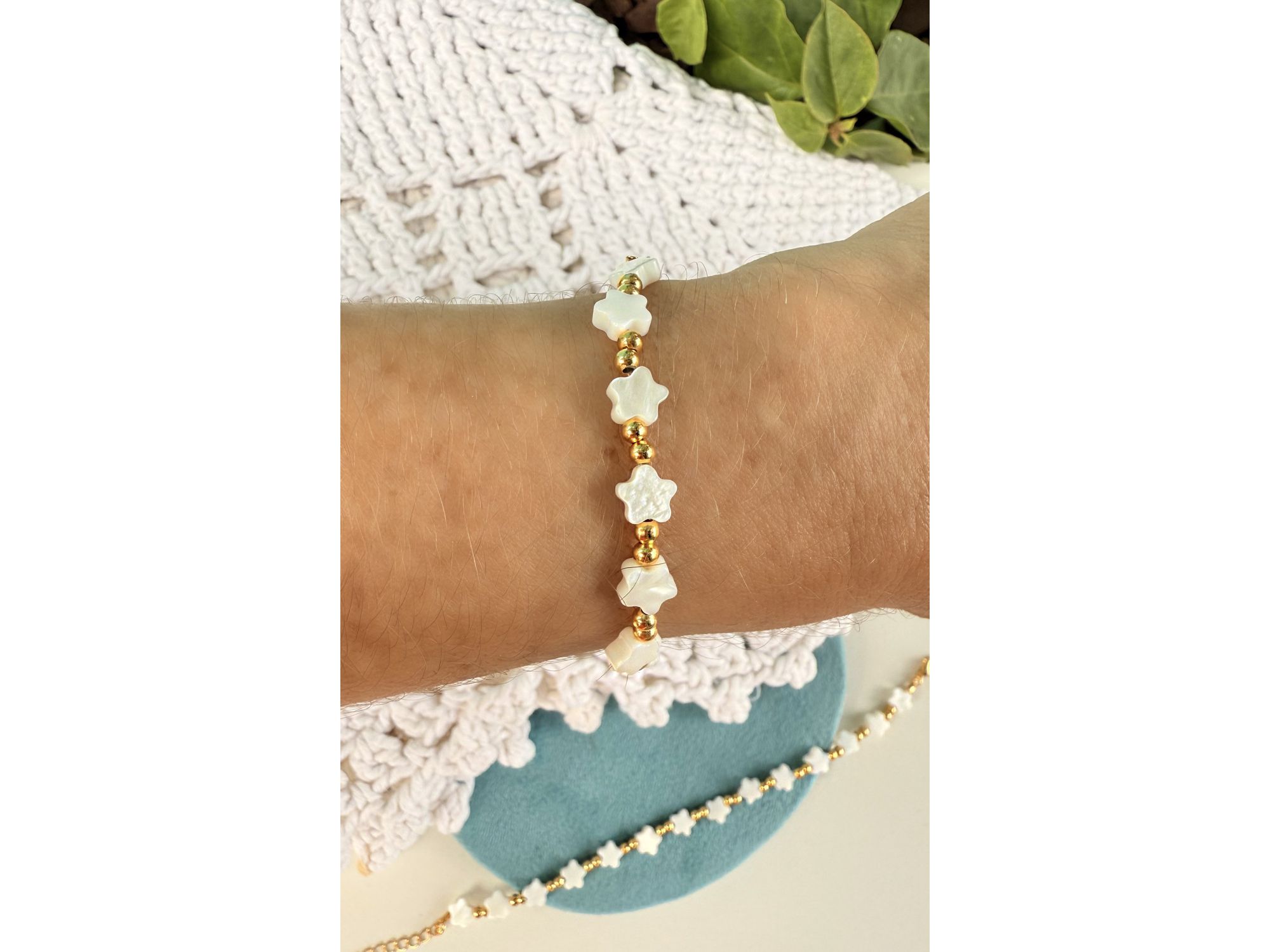 Pulseira Estrela Madrepérola - Vértice Acessórios