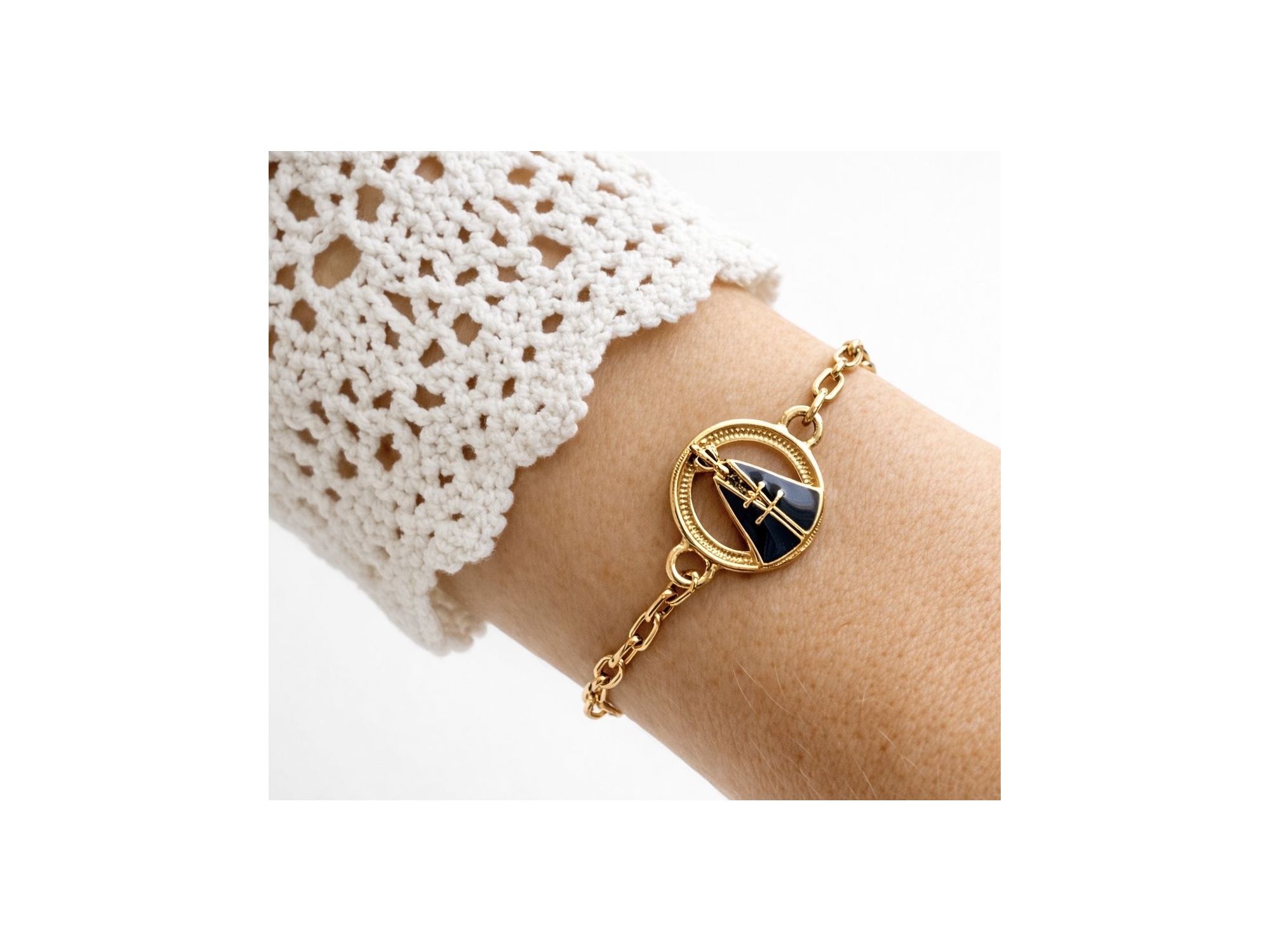 Pulseira Nossa Senhora premium - Vértice Acessórios