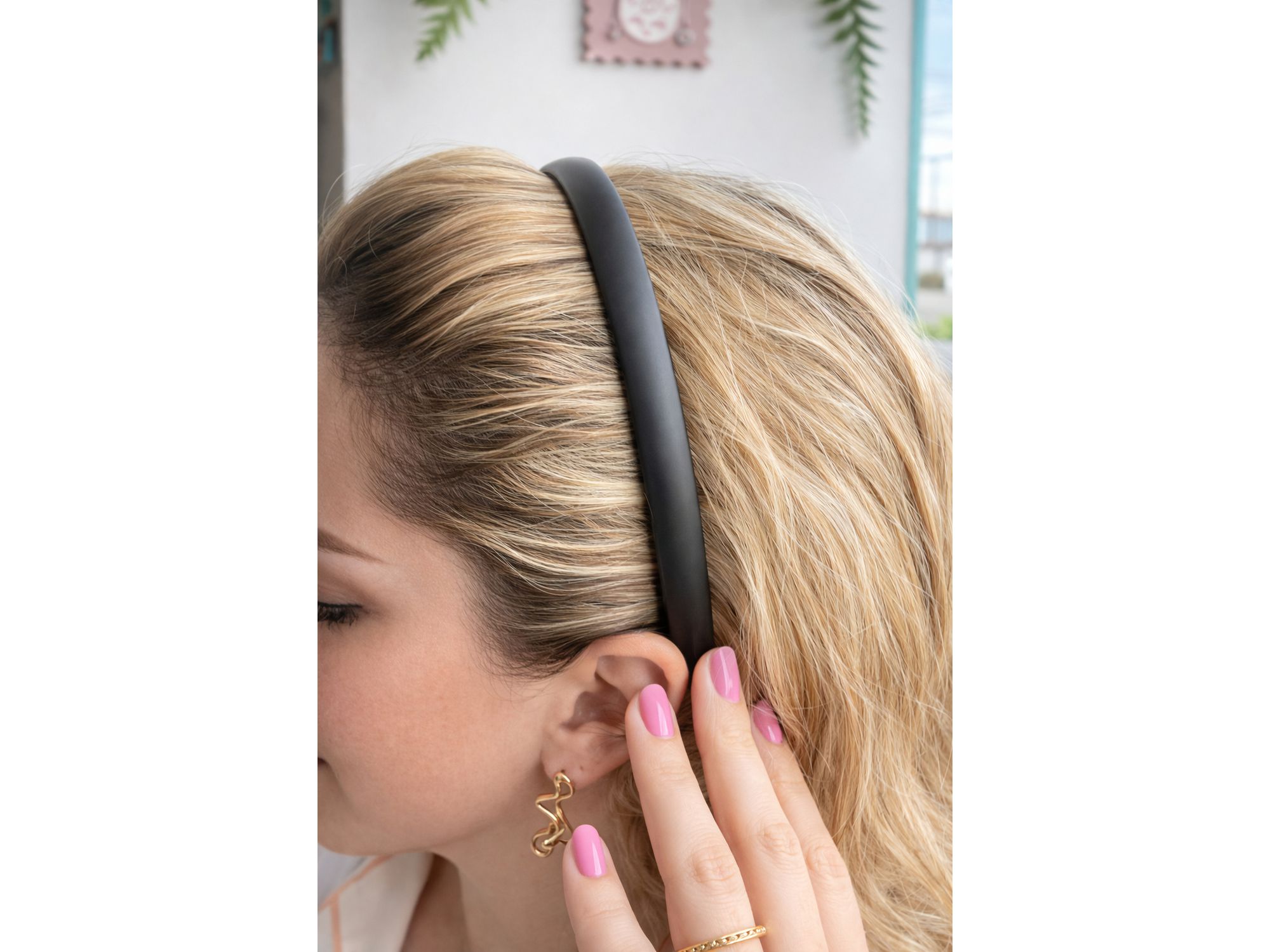 TIARA PRETA FOSCA - Vértice Acessórios