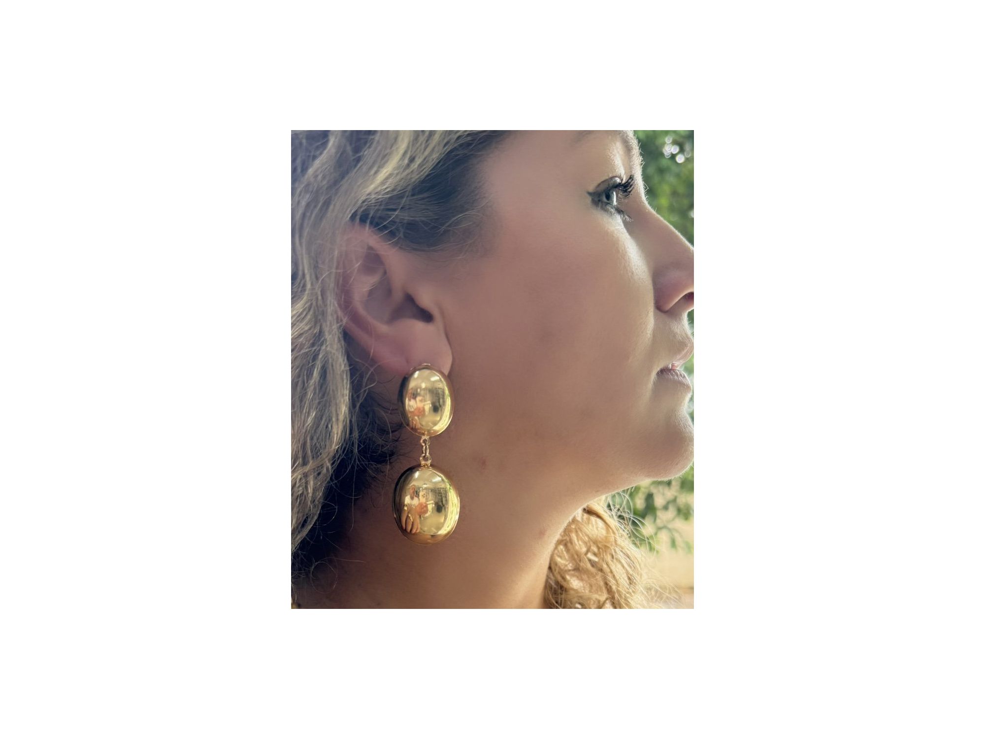 Brinco Dourado Oval - Vértice Acessórios