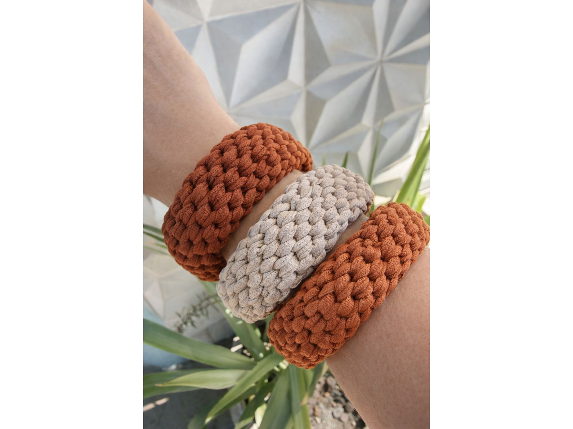 TRIO PULSEIRAS CROCHE - Vértice Acessórios