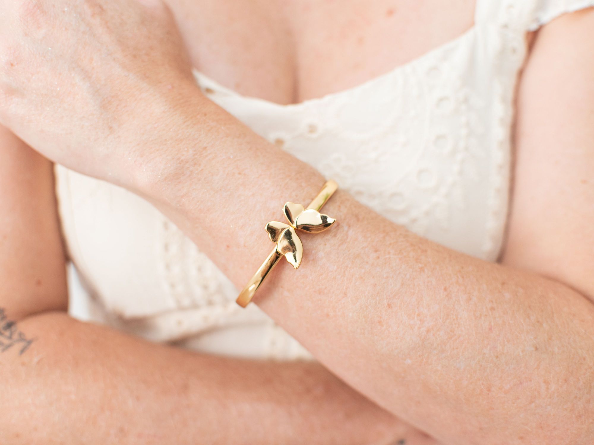 Bracelete Borboleta Banhado - Vértice Acessórios