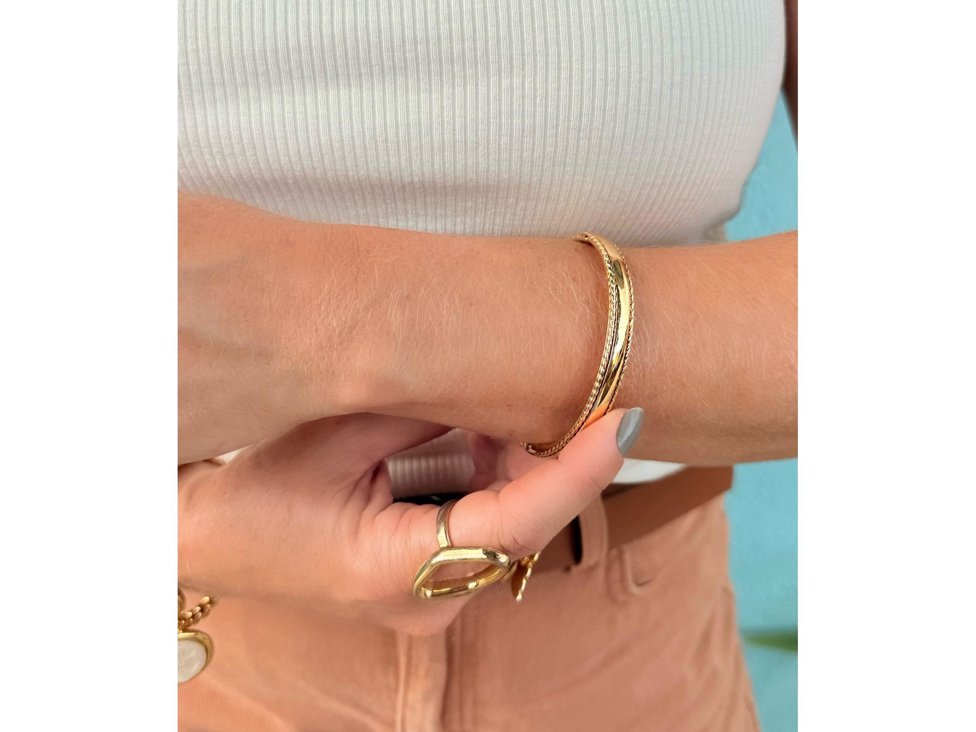 Bracelete trabalhado premium - Vértice Acessórios