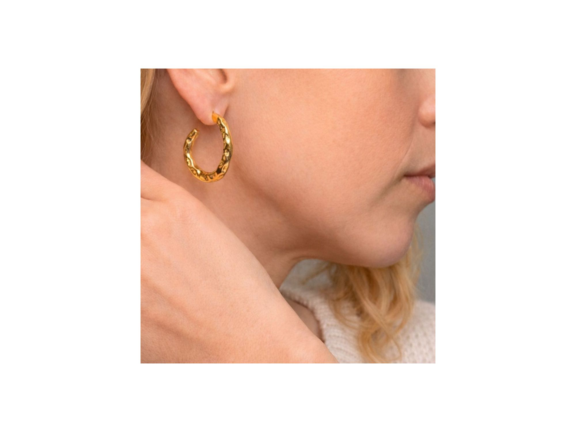 Brinco Orgânico Premium Gota - Vértice Acessórios