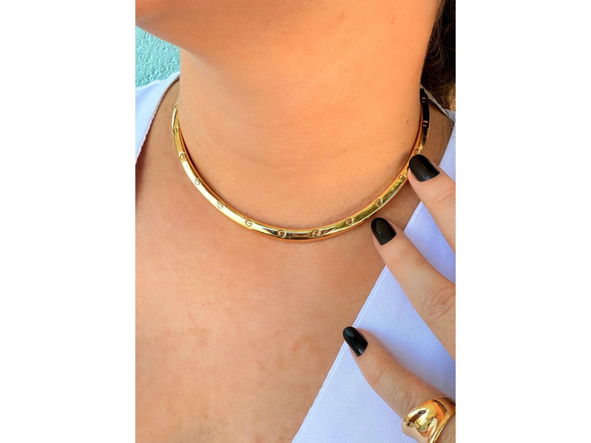 Choker aro quadrado - Vértice Acessórios