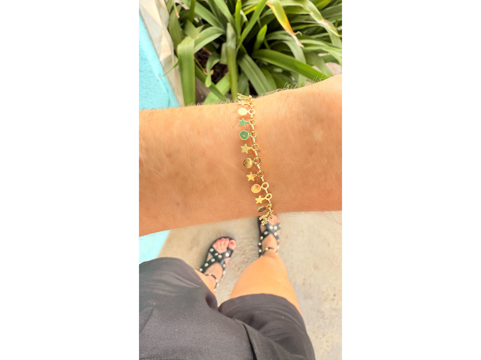 Pulseira premium Estrela e Bolinha - Vértice Acessórios