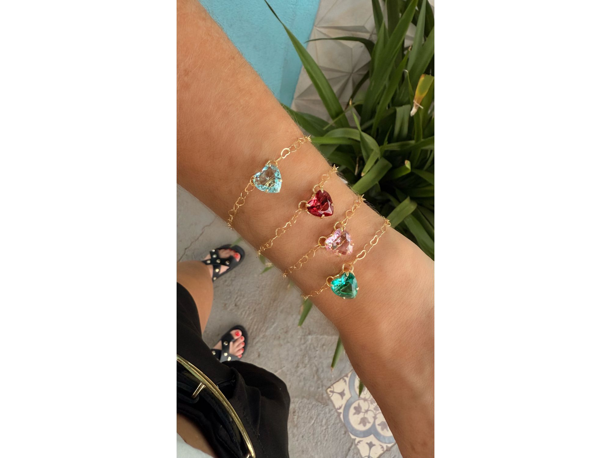 Pulseira Premium Coração Colorido - Vértice Acessórios