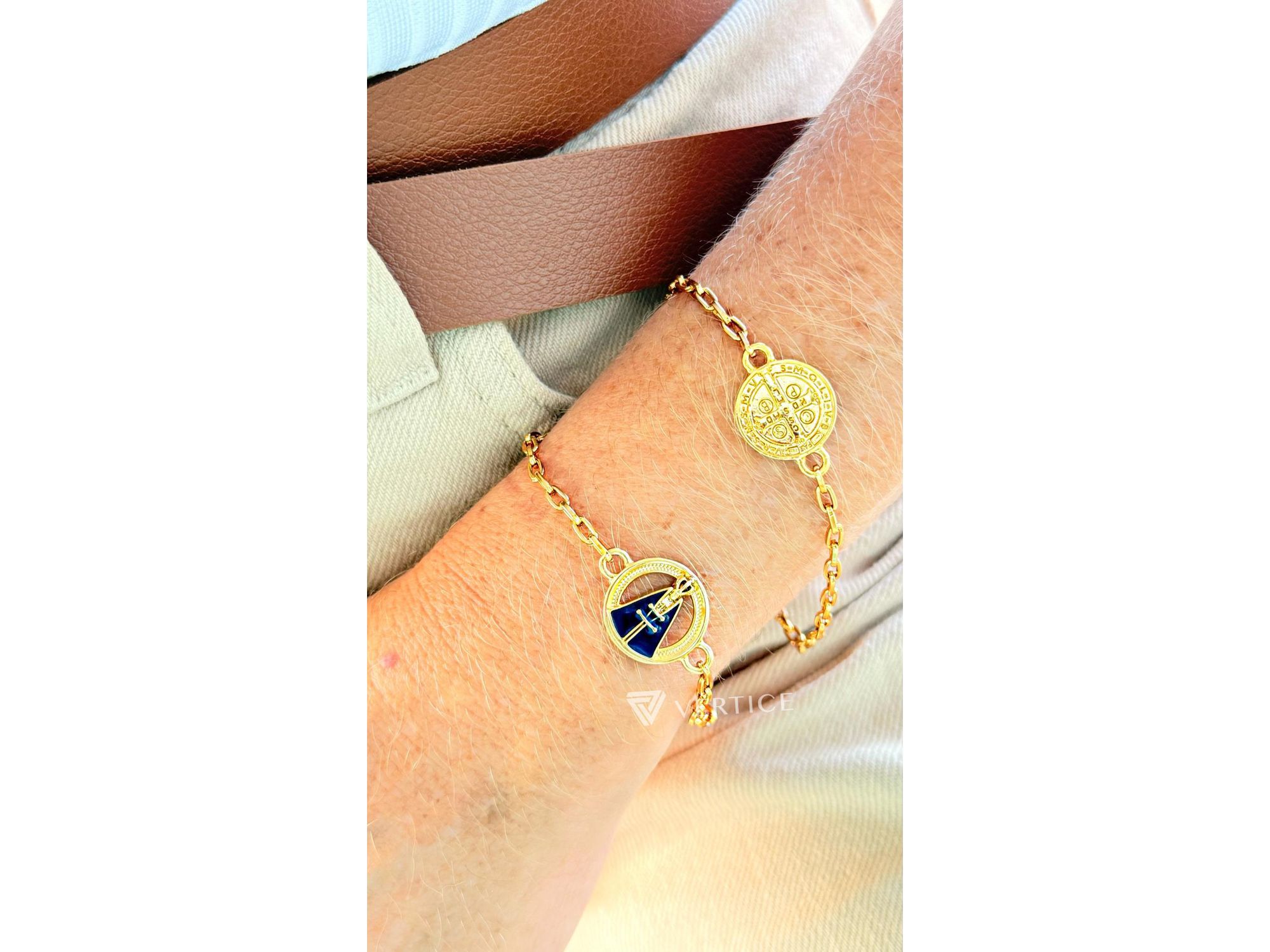 Pulseira Nossa Senhora premium - Vértice Acessórios