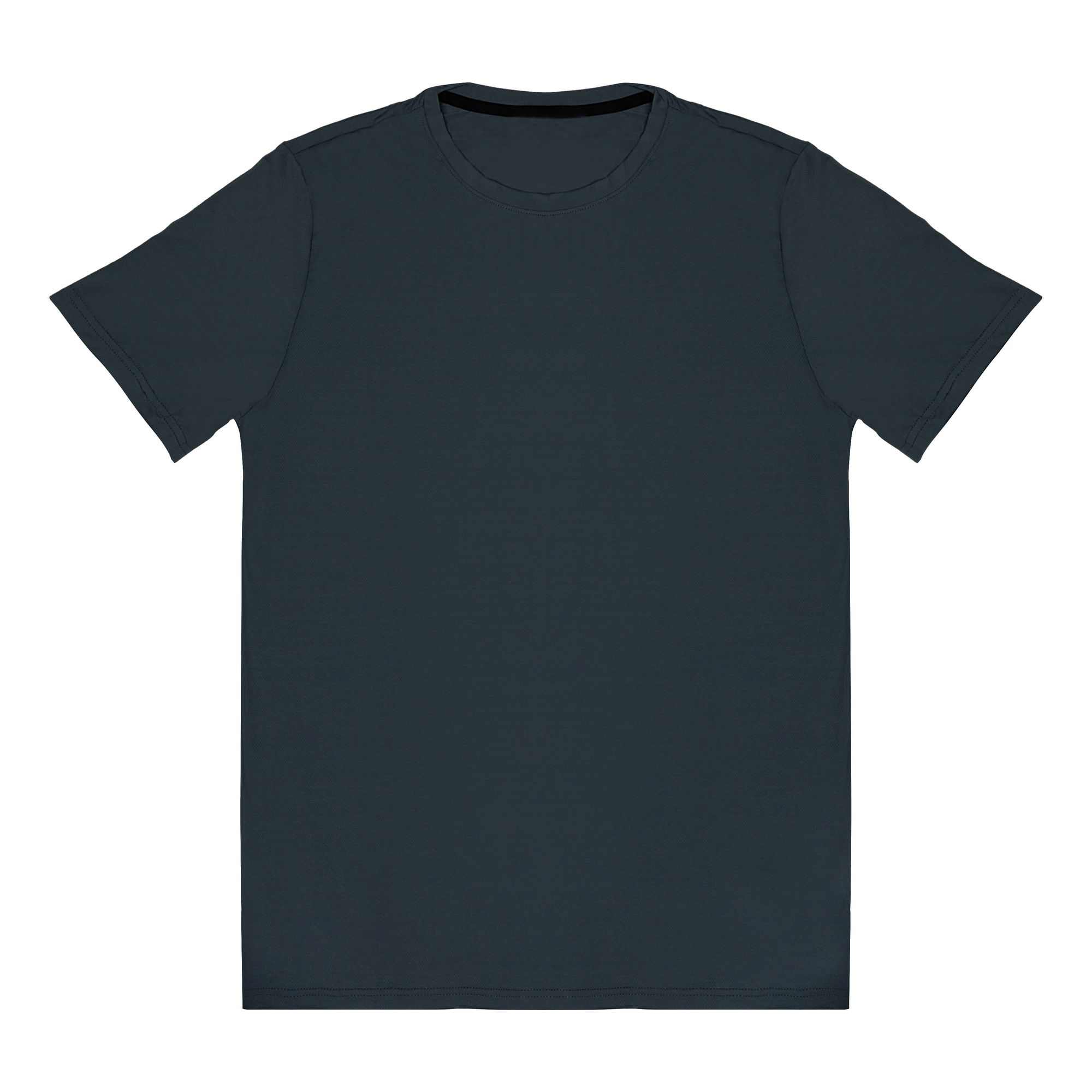 Camiseta Fitness Azul Masculina 100% Poliamida – Toque Gelado, Leveza Extrema