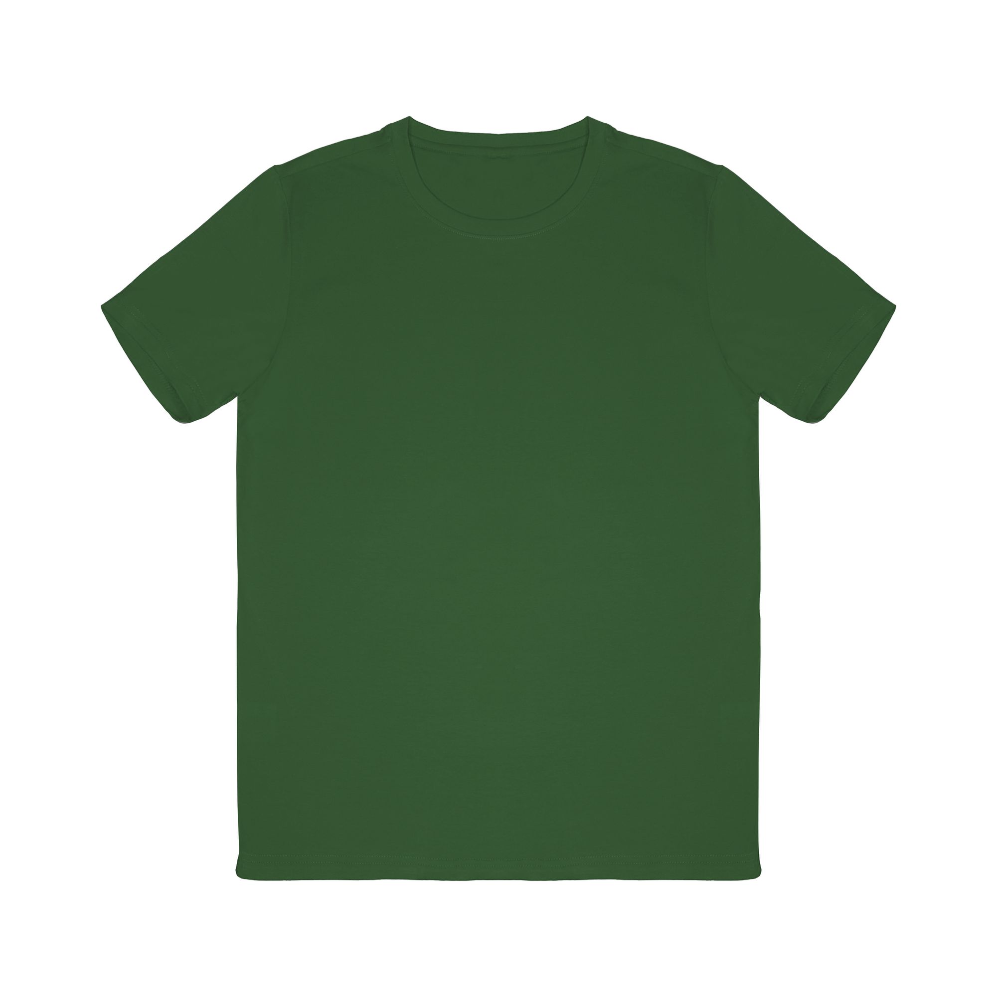 Camiseta Masculina Verde Militar Premium 95% Algodão + 5% Elastano - Conforto, Caimento Perfeito e Alta Durabilidade 