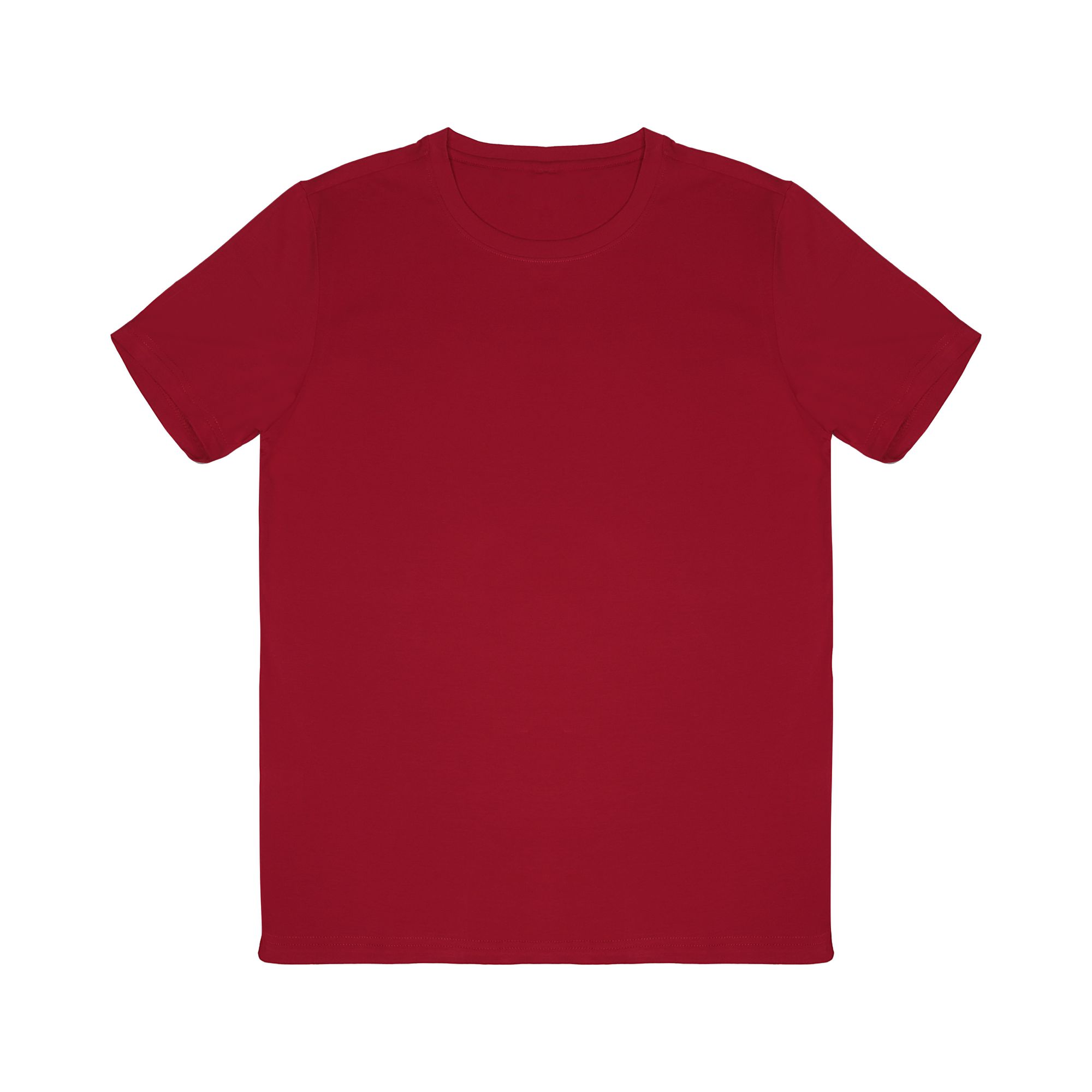 Camiseta Masculina Vermelho Premium 95% Algodão + 5% Elastano - Conforto, Caimento Perfeito e Alta Durabilidade 