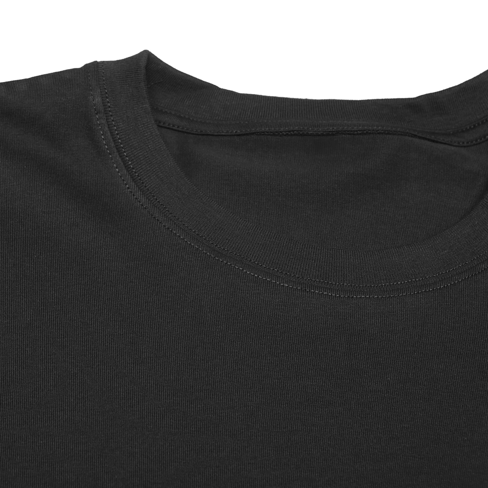 Camiseta Oversized Premium Preto Masculina – 100% Algodão Visual Moderno