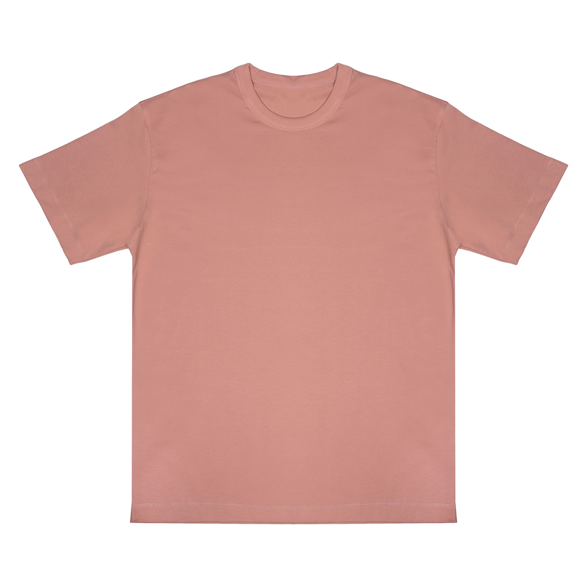 Camiseta Oversized Rosè Masculina Gola Alta – Premium e Estruturada 