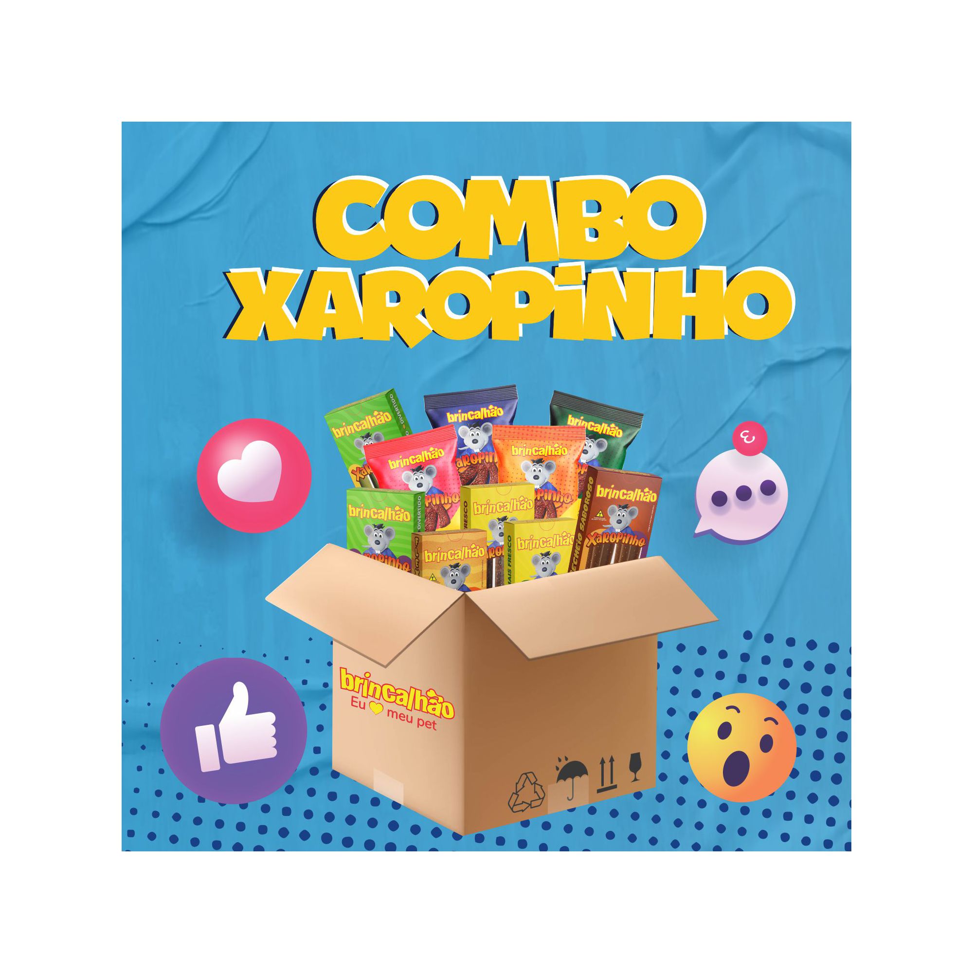  "Kit Petiscos e Bifinhos:Para Cachorro Xaropinho Alegria e Diversão com Brincadeiras e recompensas Infinitas!"