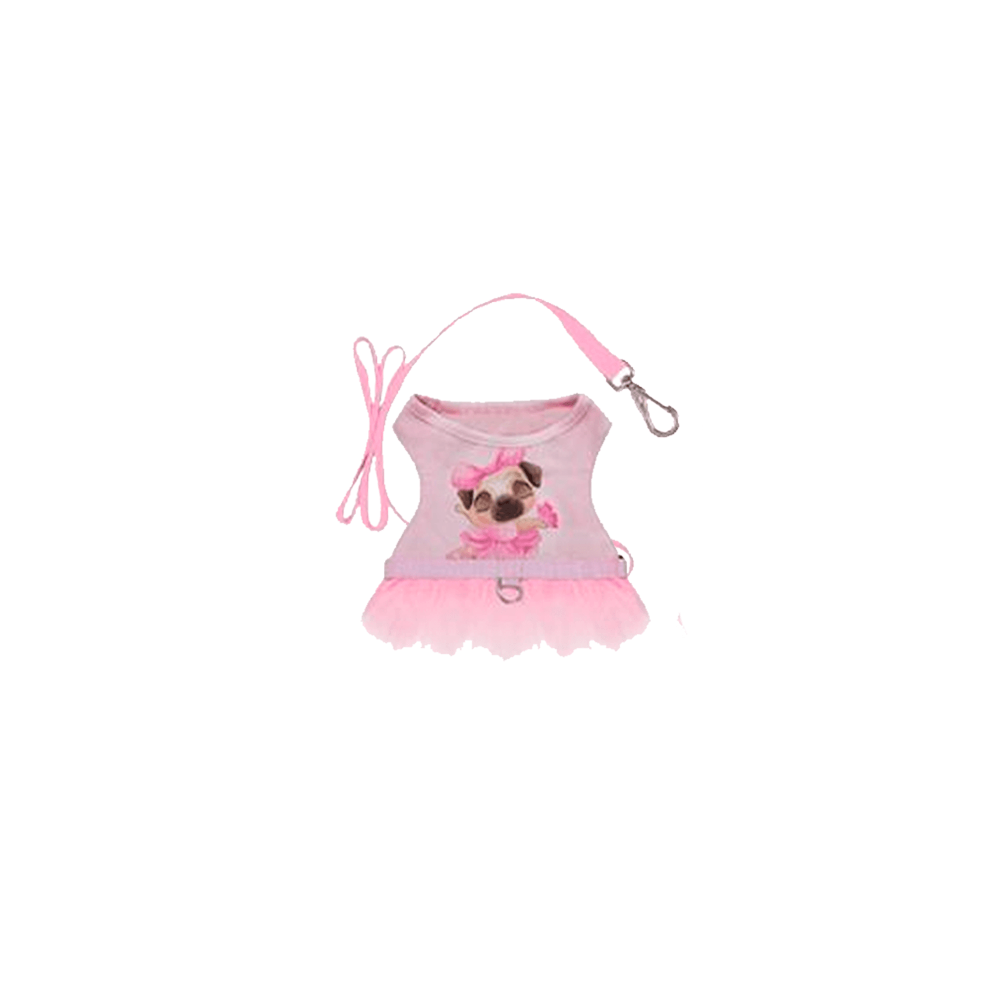 PEITORAL PET BAILARINA ROSA