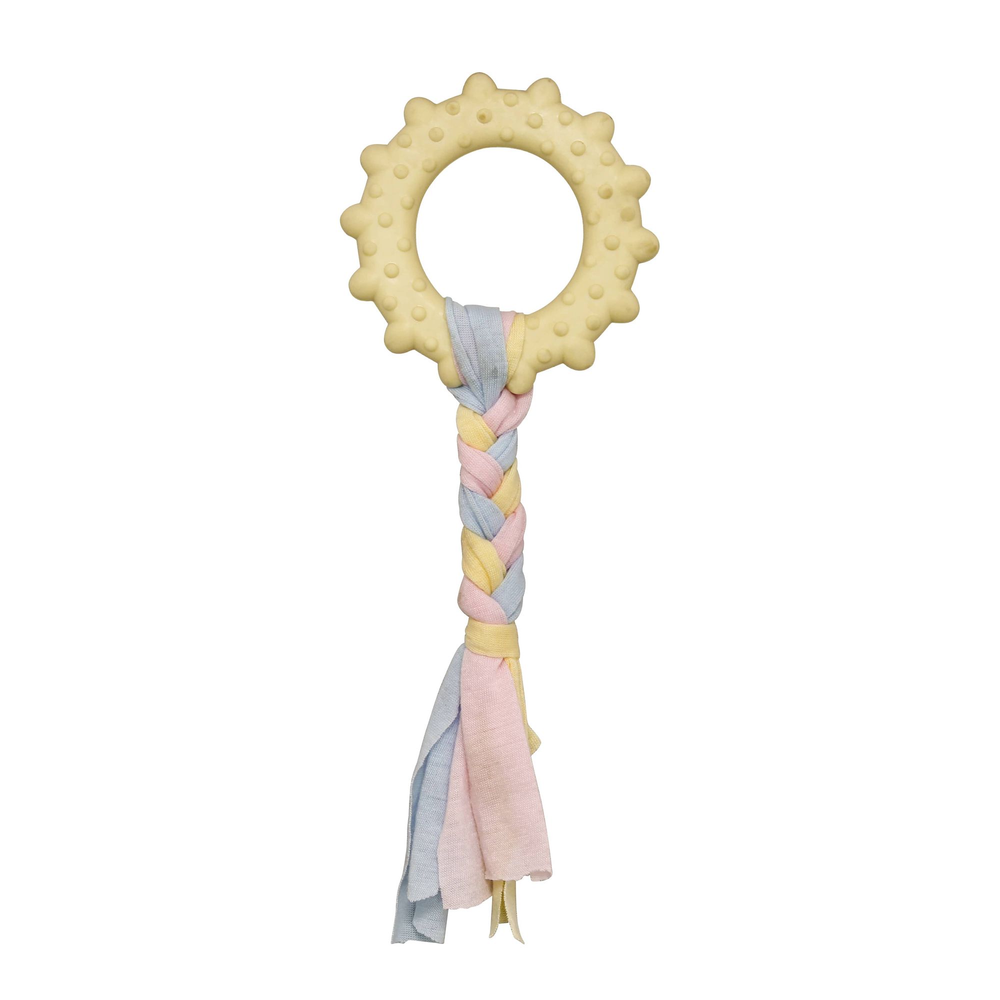 Brinquedo PET Candy Argola Amarela Com Trança