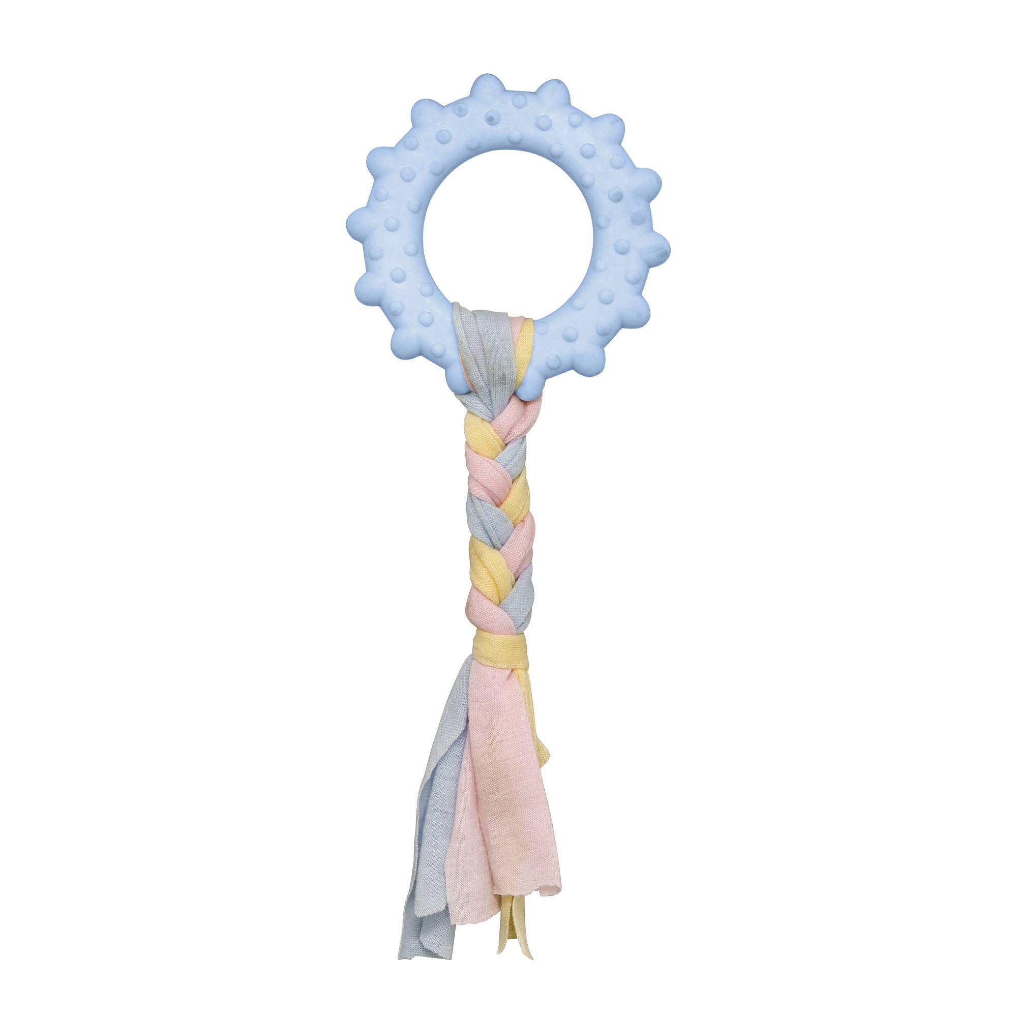 Brinquedo PET Candy Argola Azul Com Trança 