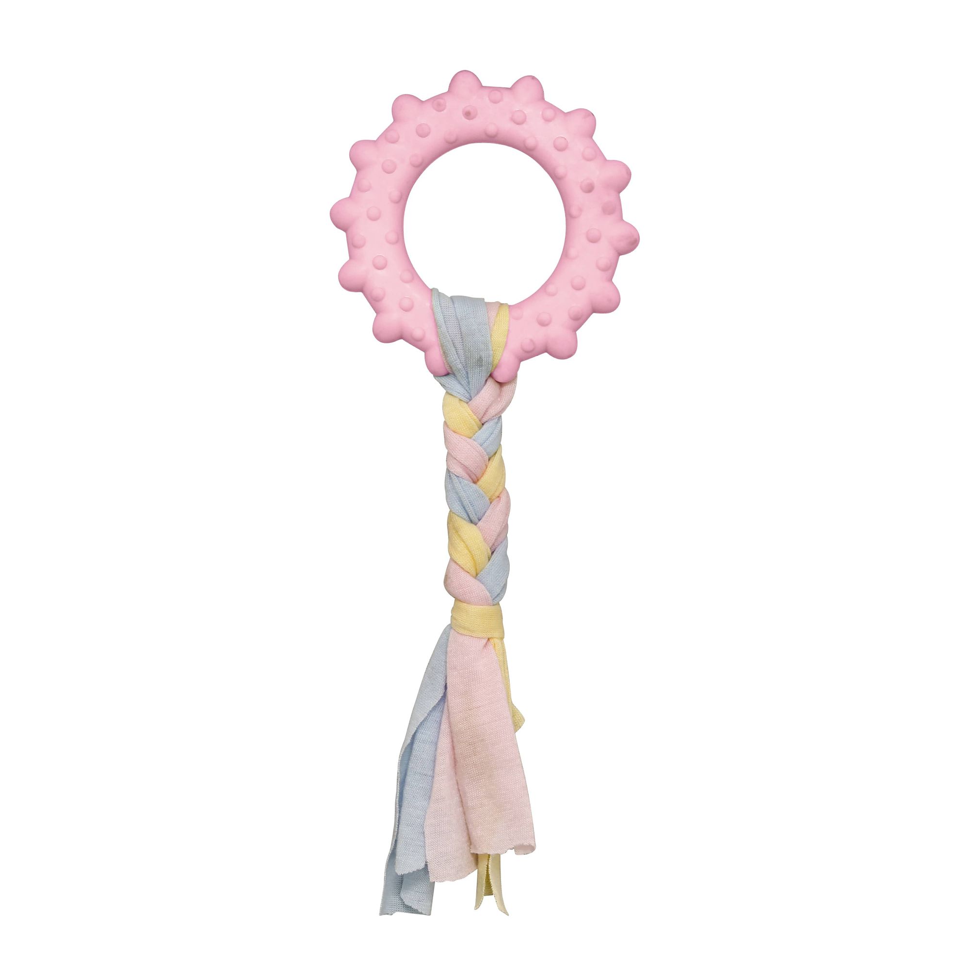 Brinquedo PET Candy Argola Rosa Com Trança