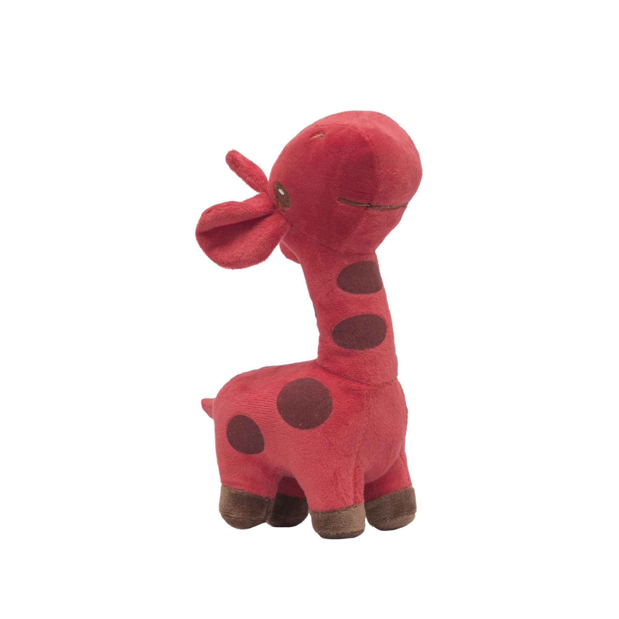 Pelucia Girafa 15cm Vermelha