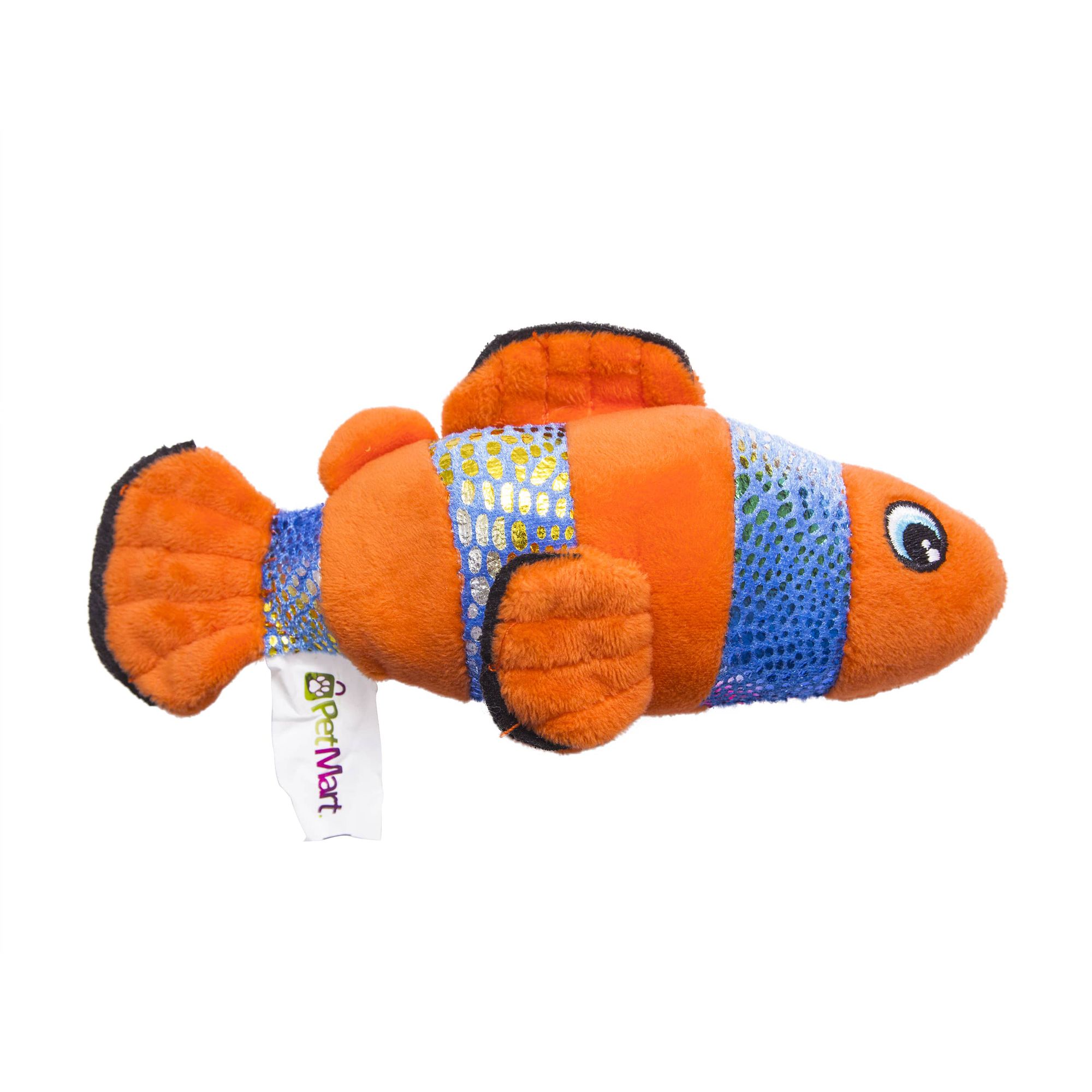 Pelucia Peixe Brilhante Laranja