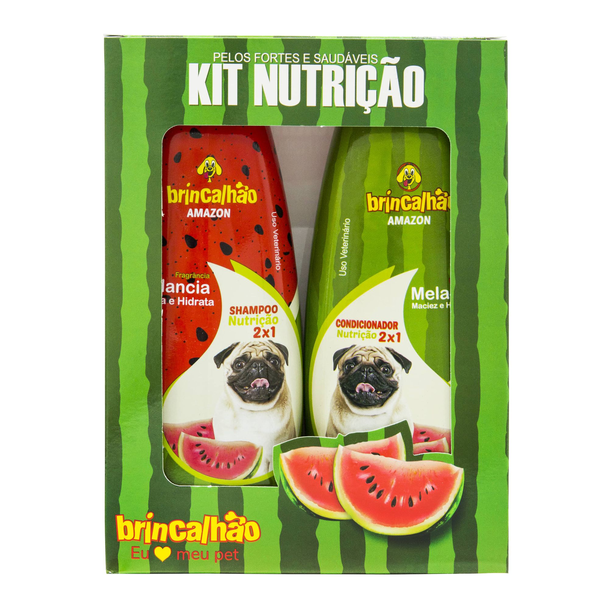 Kit Shampoo e Condicionador Brincalhão Melancia 500ml