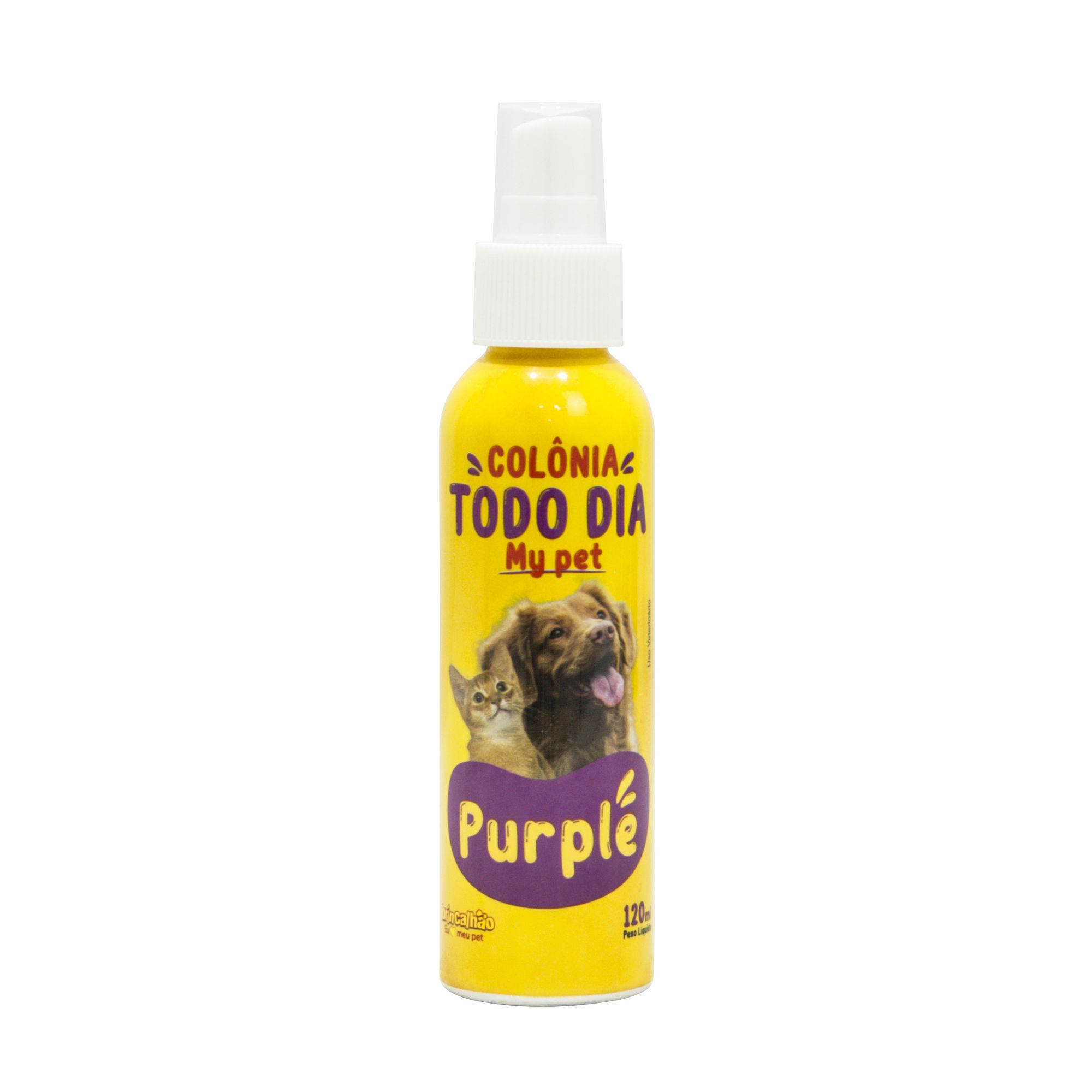 Colônia Para Cachorro Brincalhão Todo Dia Purple 120ml 