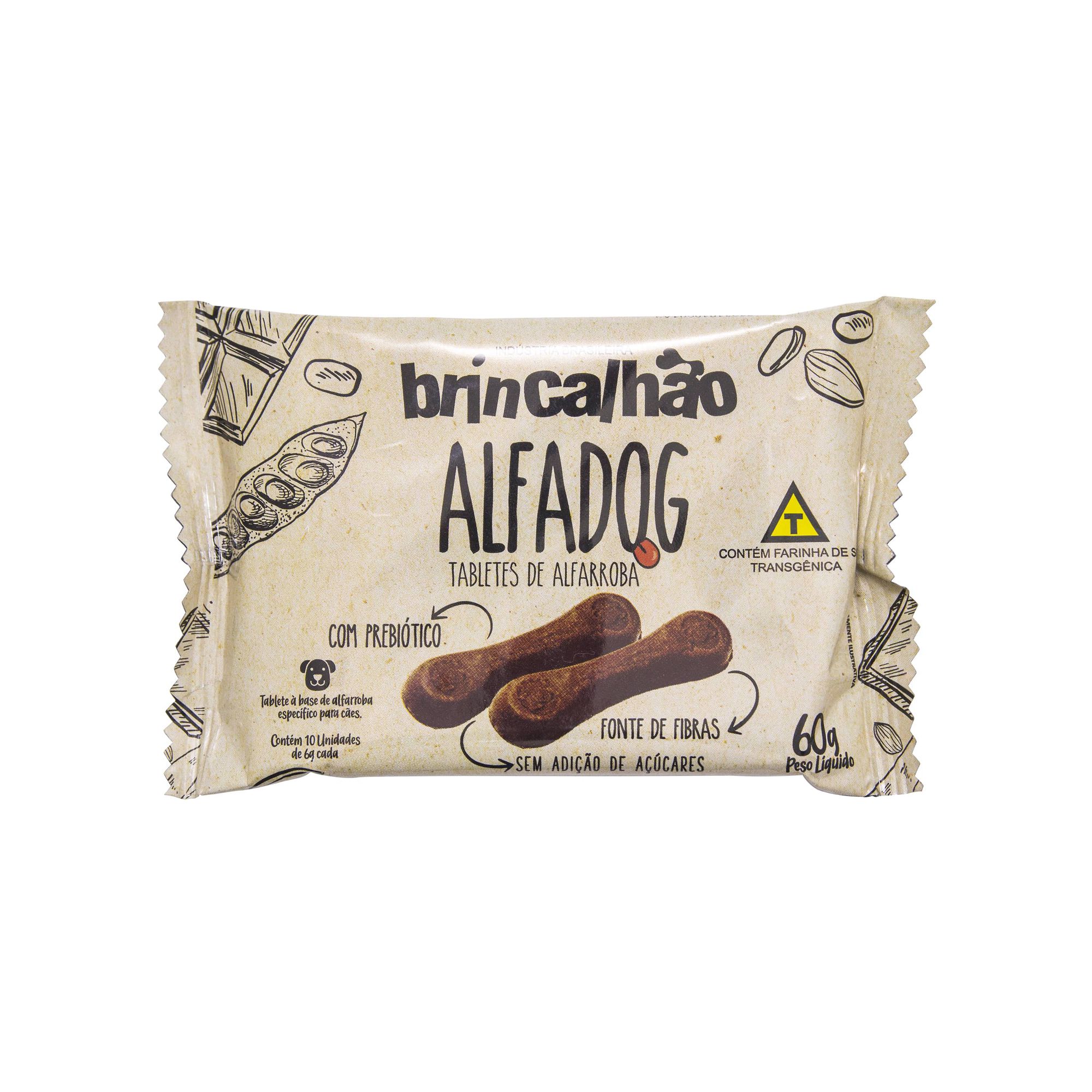 Alfadog Brincalhão 60g Chocolate Para Cachorro 
