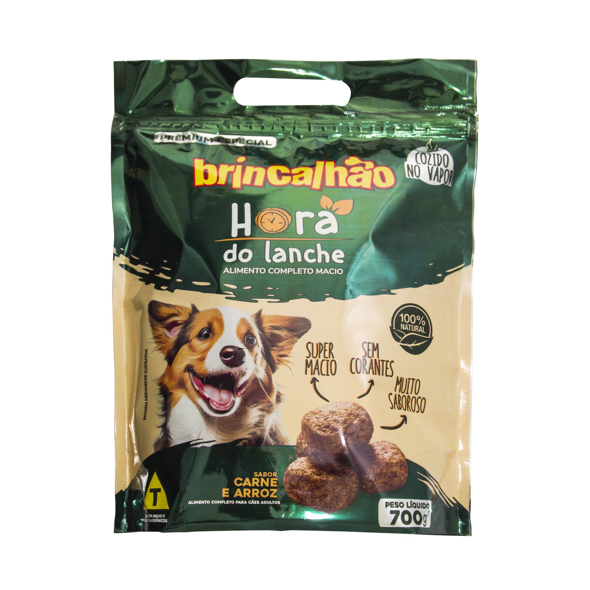 Ração Macia Para Cachorros 700gr Tipo Alimento Completo Brincalhão
