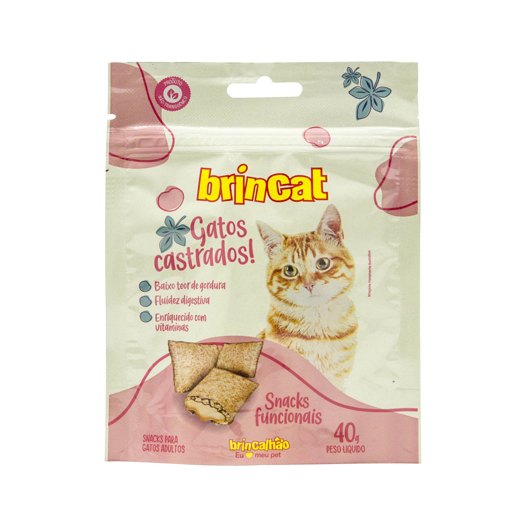 Snacks Funcionais Brincat - Gatos Castrados