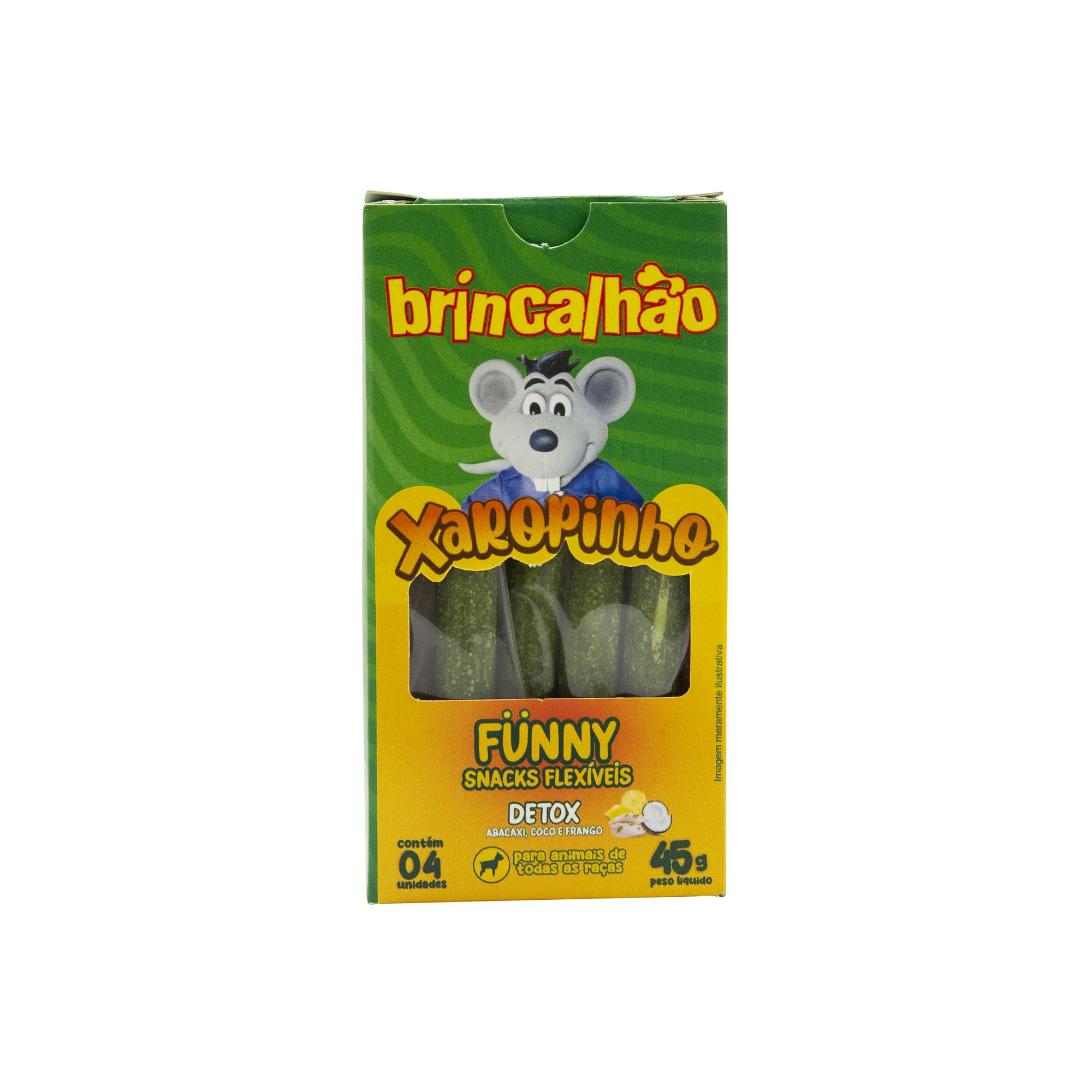 Petisco Para Cachorro Xaropinho Tipo Funny Detox 45G